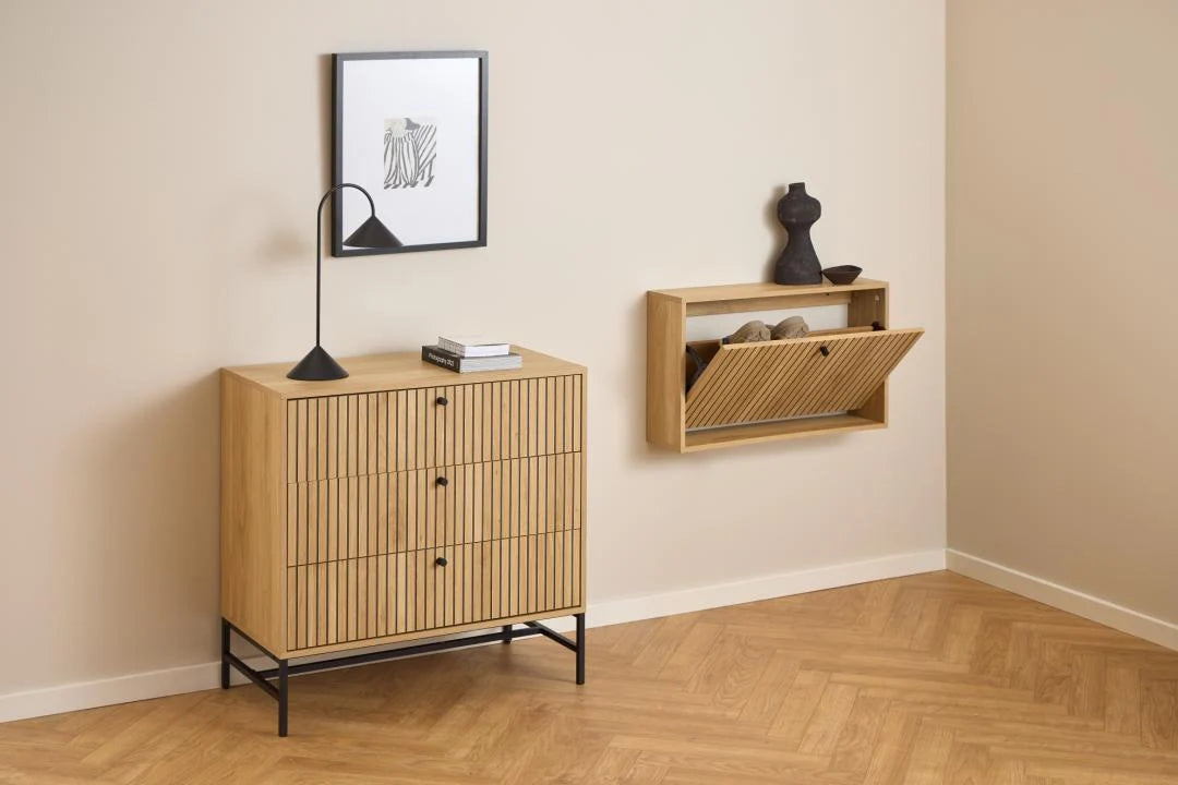 Albany's shoe cabinet melamine oak