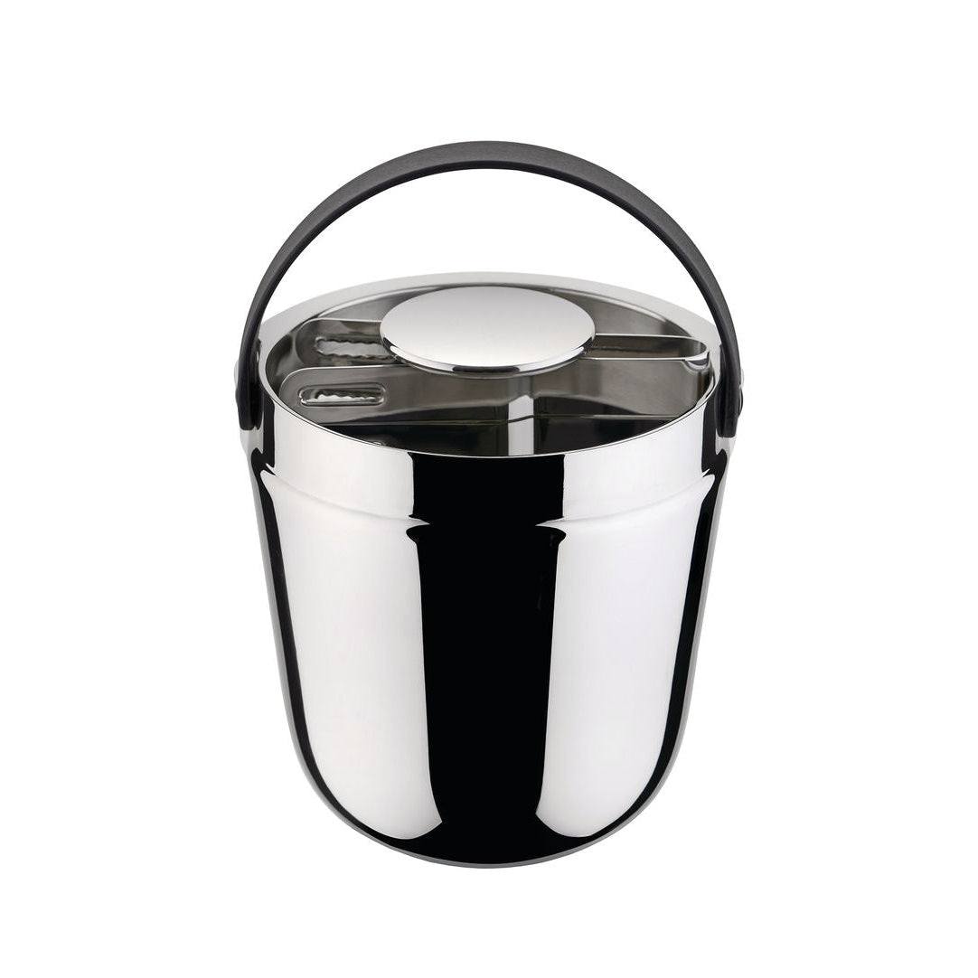 Ice bucket with tongs THE TENDING BOX stainless steel