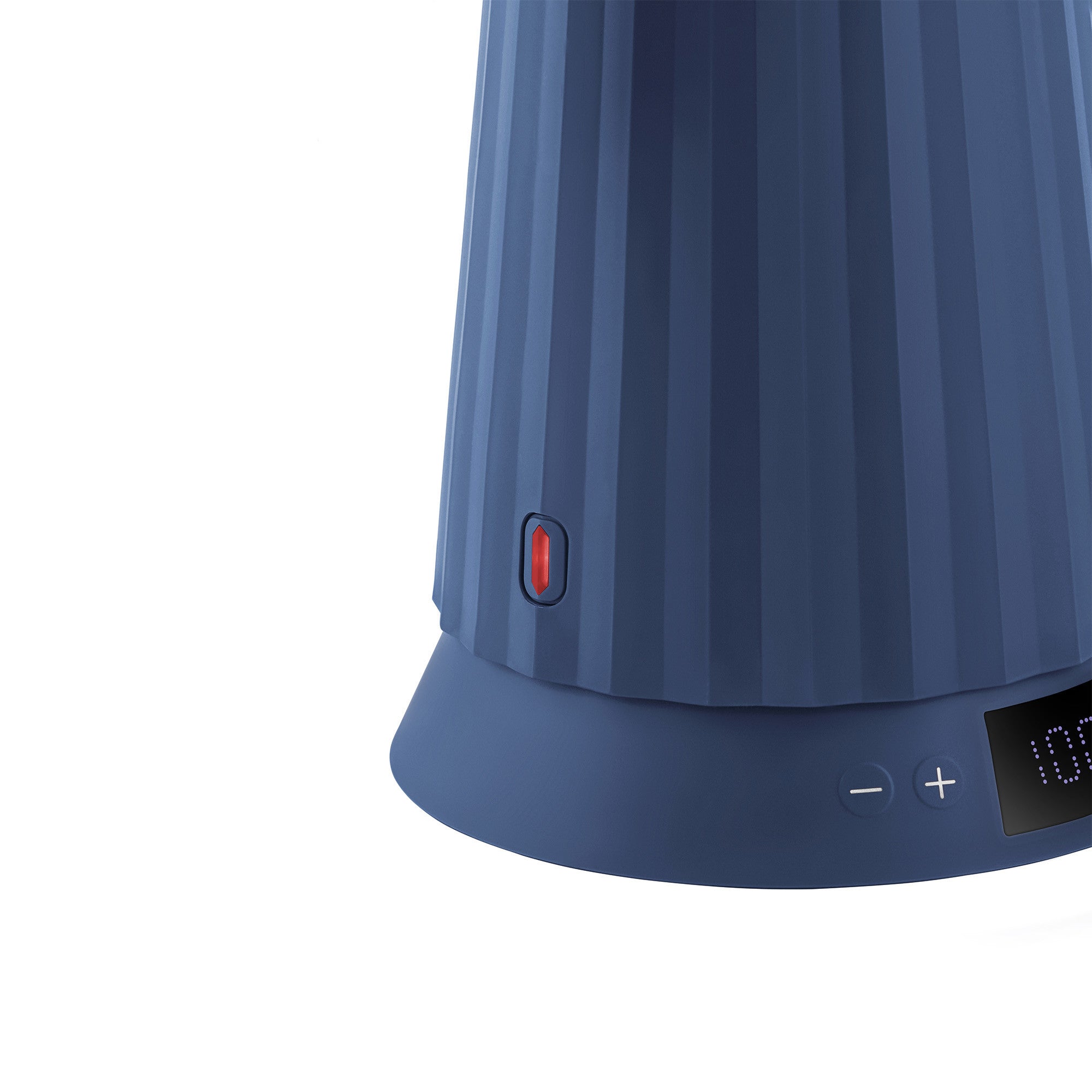 Elektrischer Wasserkocher mit Temperaturregelung PLISSÉ blau