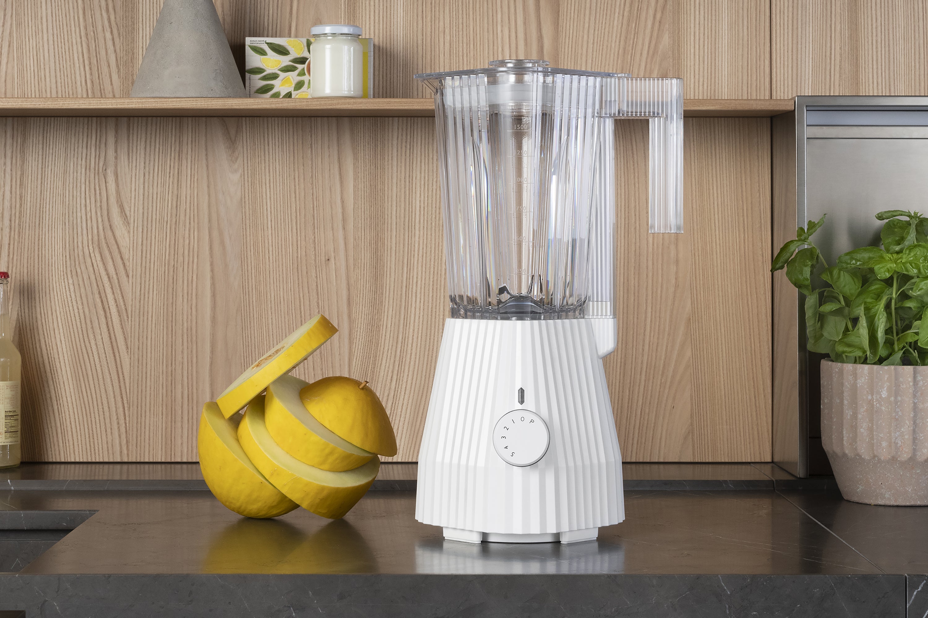 Mixer Blanch Plissé Weiß