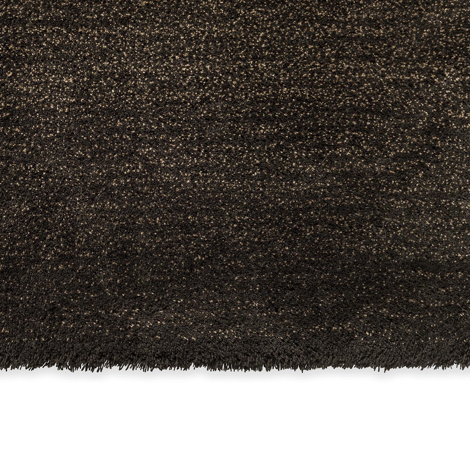 Schatten niedriger beige-brauner Teppich