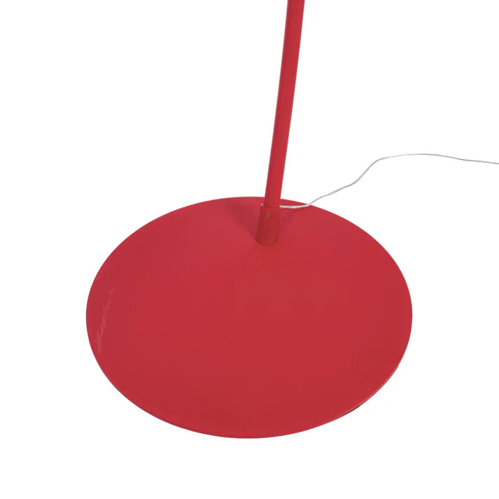 Stehlampe Bogen LA PALMA rot