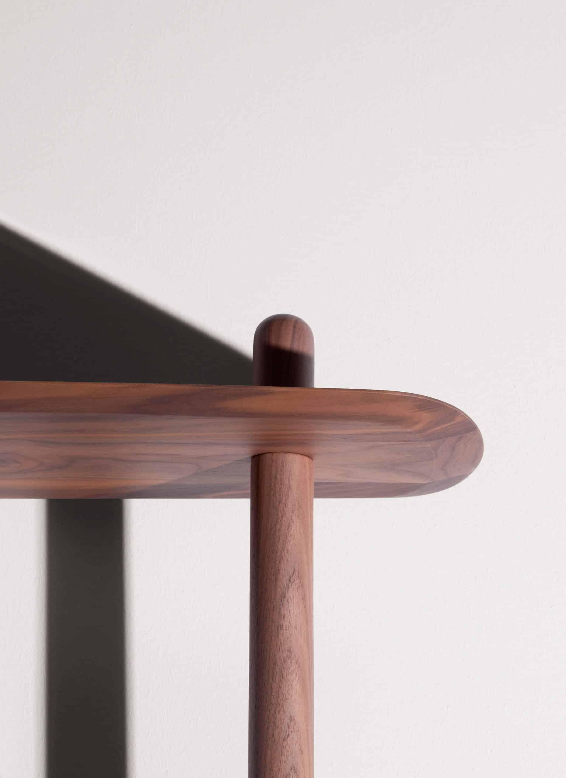 UNICA Shelf - CONFIGURATION 08 walnut veneer