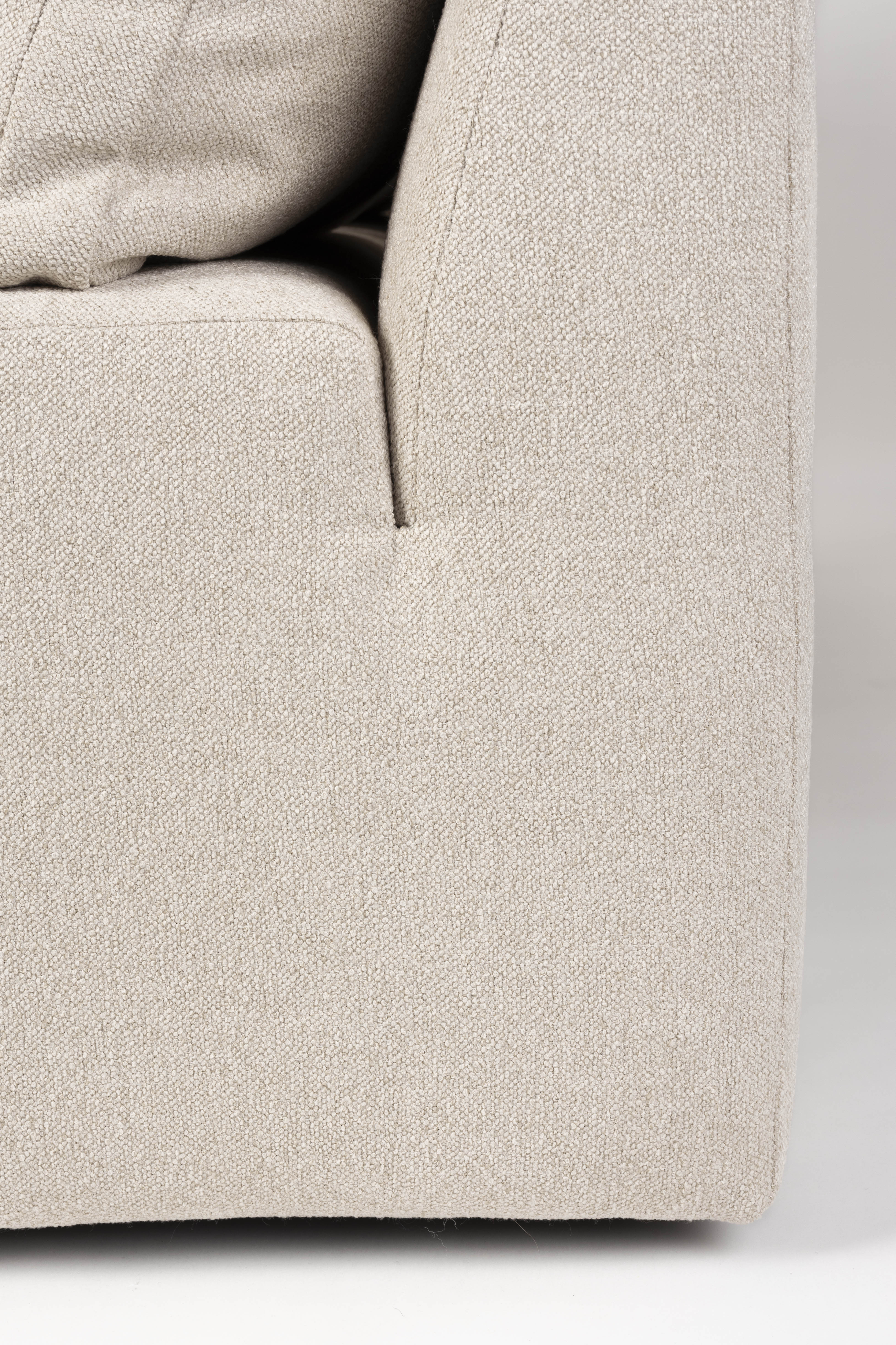 PROSPER modular sofa - right-sided chaise longue in sand