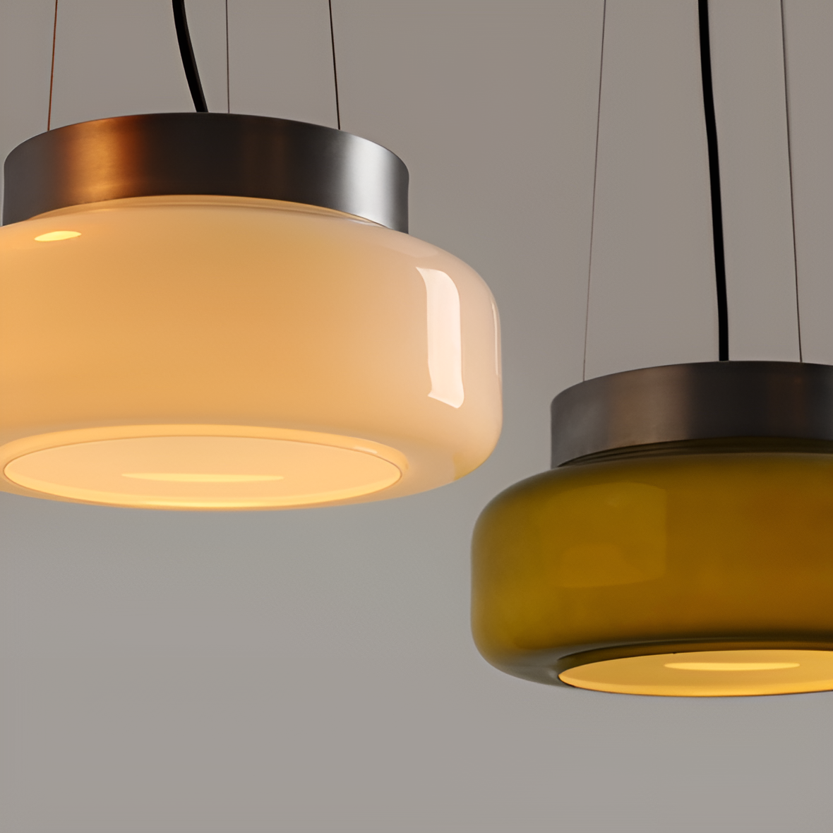 Bonbon green hanging lamp