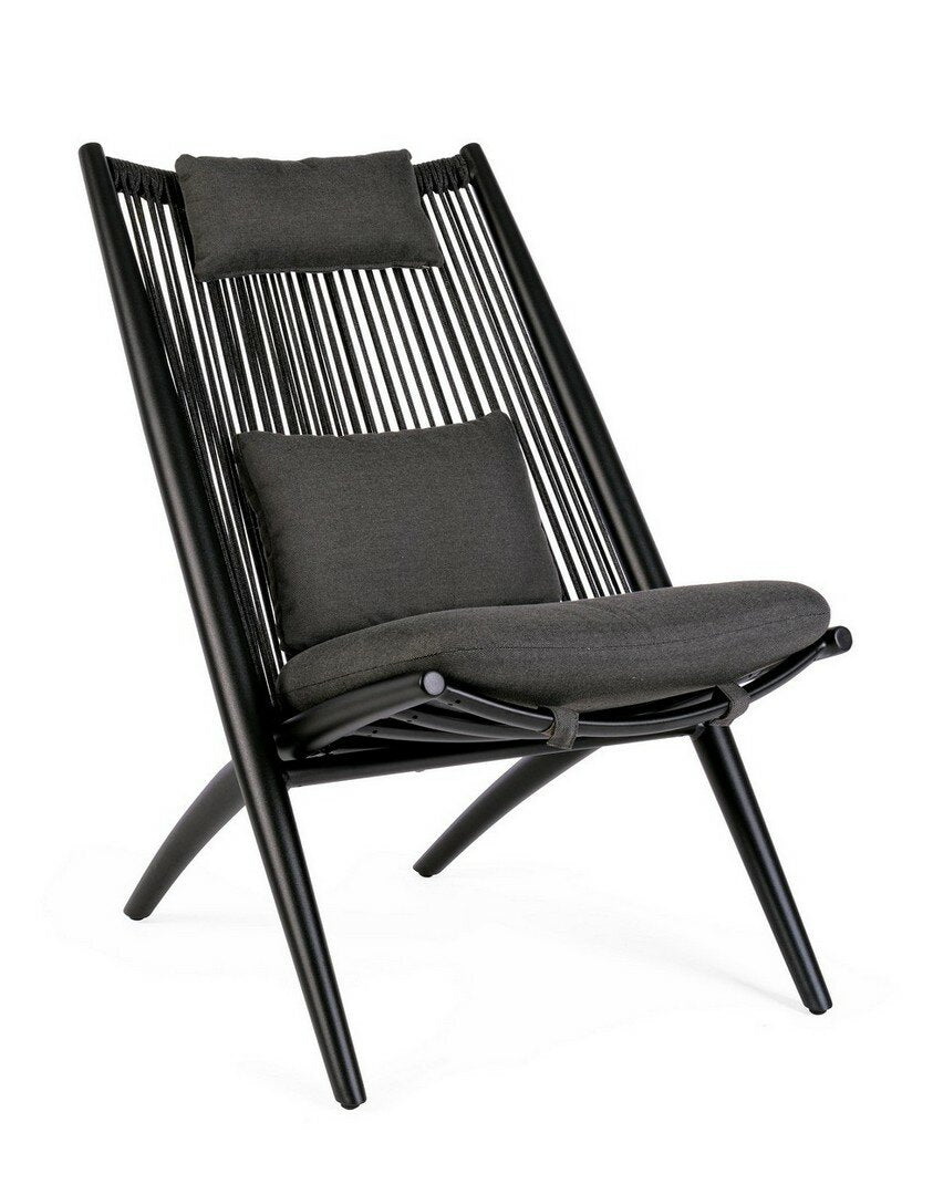 ALOHA NEW Outdoor Armchair in Black