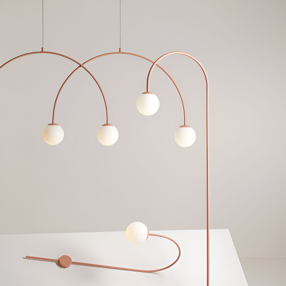 Hanging lamp una duo coral