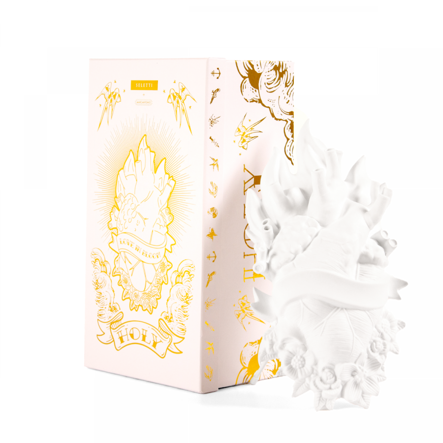 Holy Love in Bloom porcelain vase