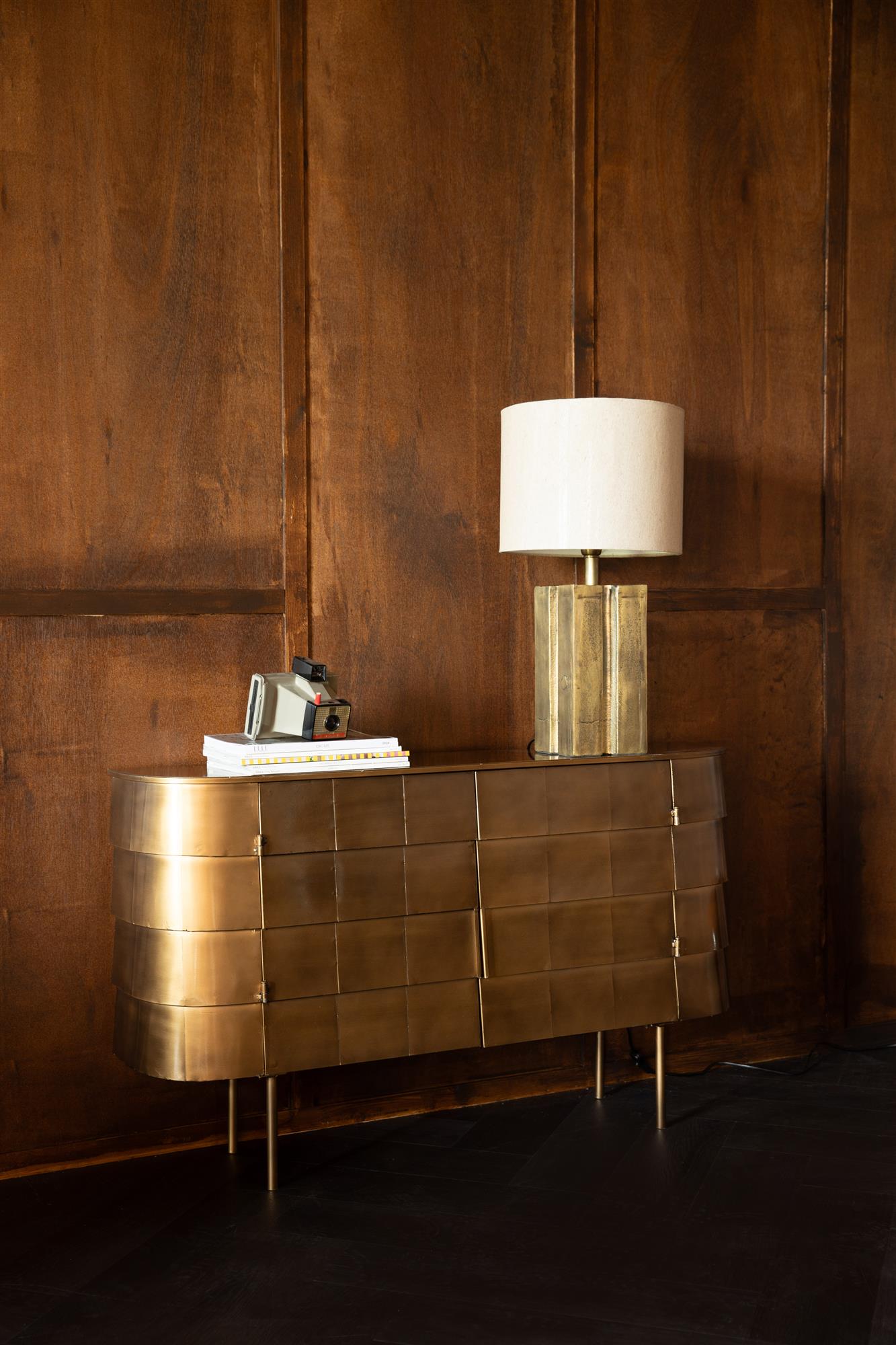 HANNA Cabinet Antique Gold