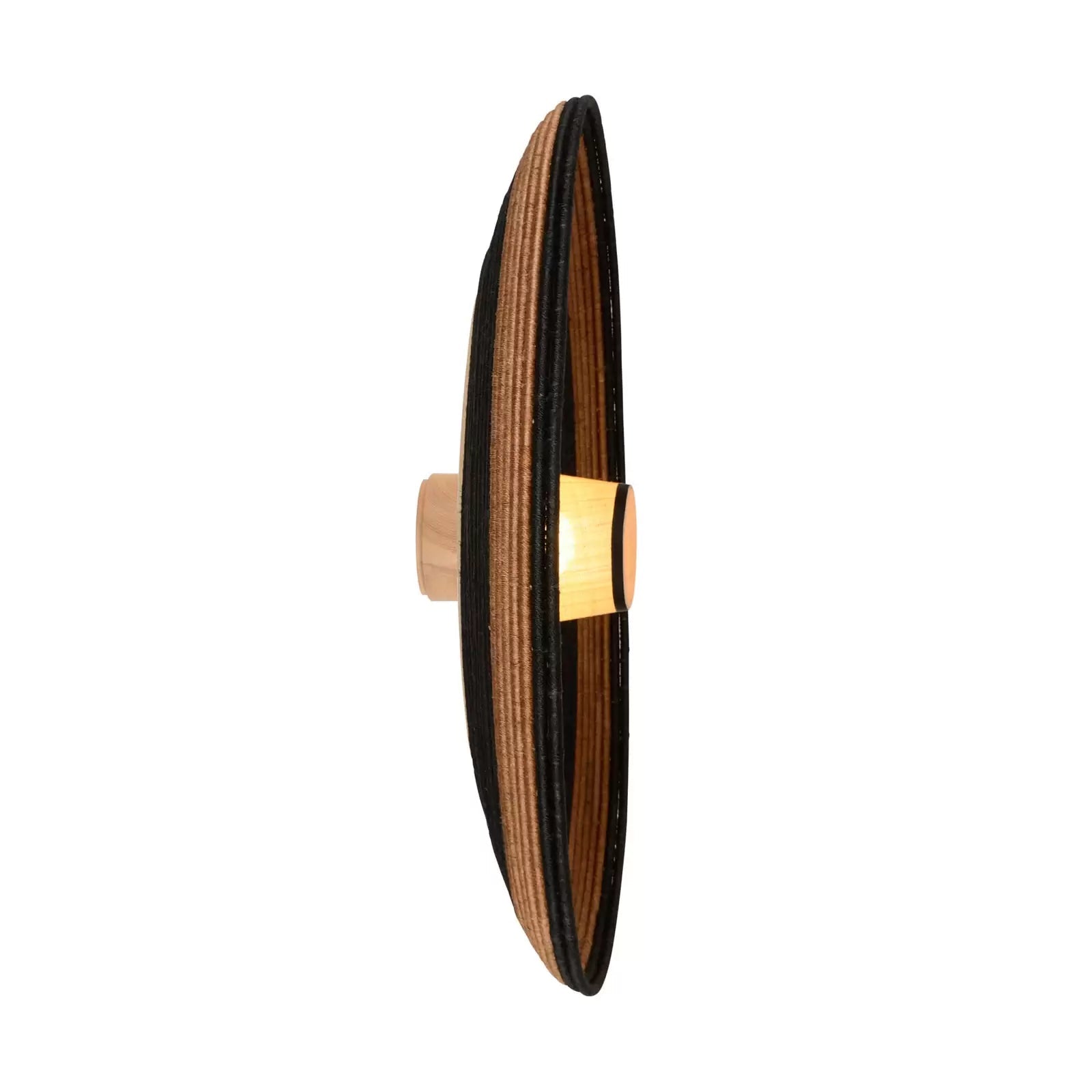 Grasbronze -Wandlampe mit Grün
