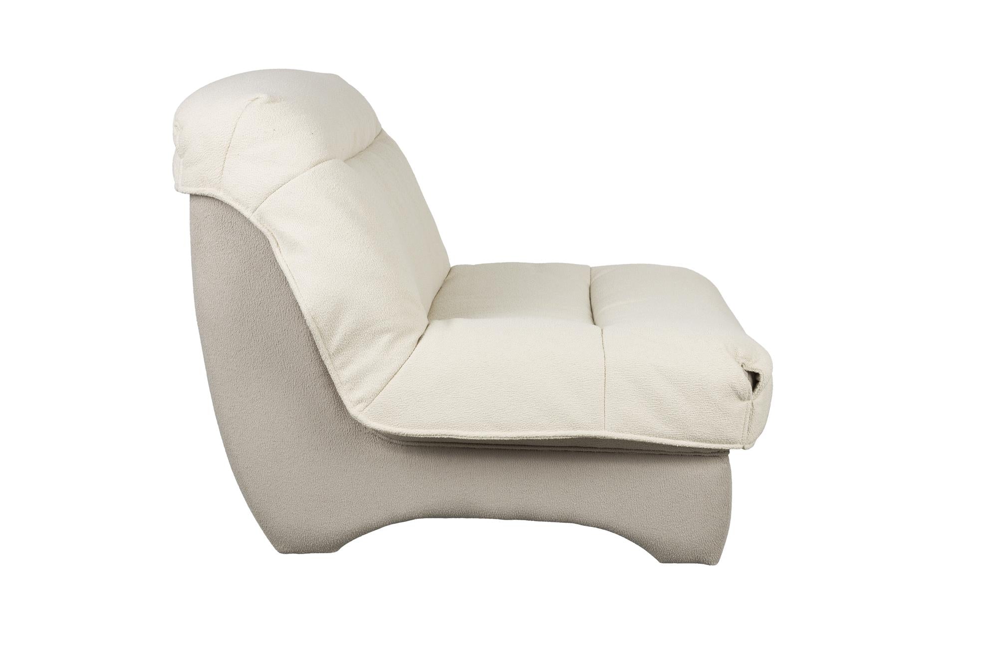 TWISTER beige armchair