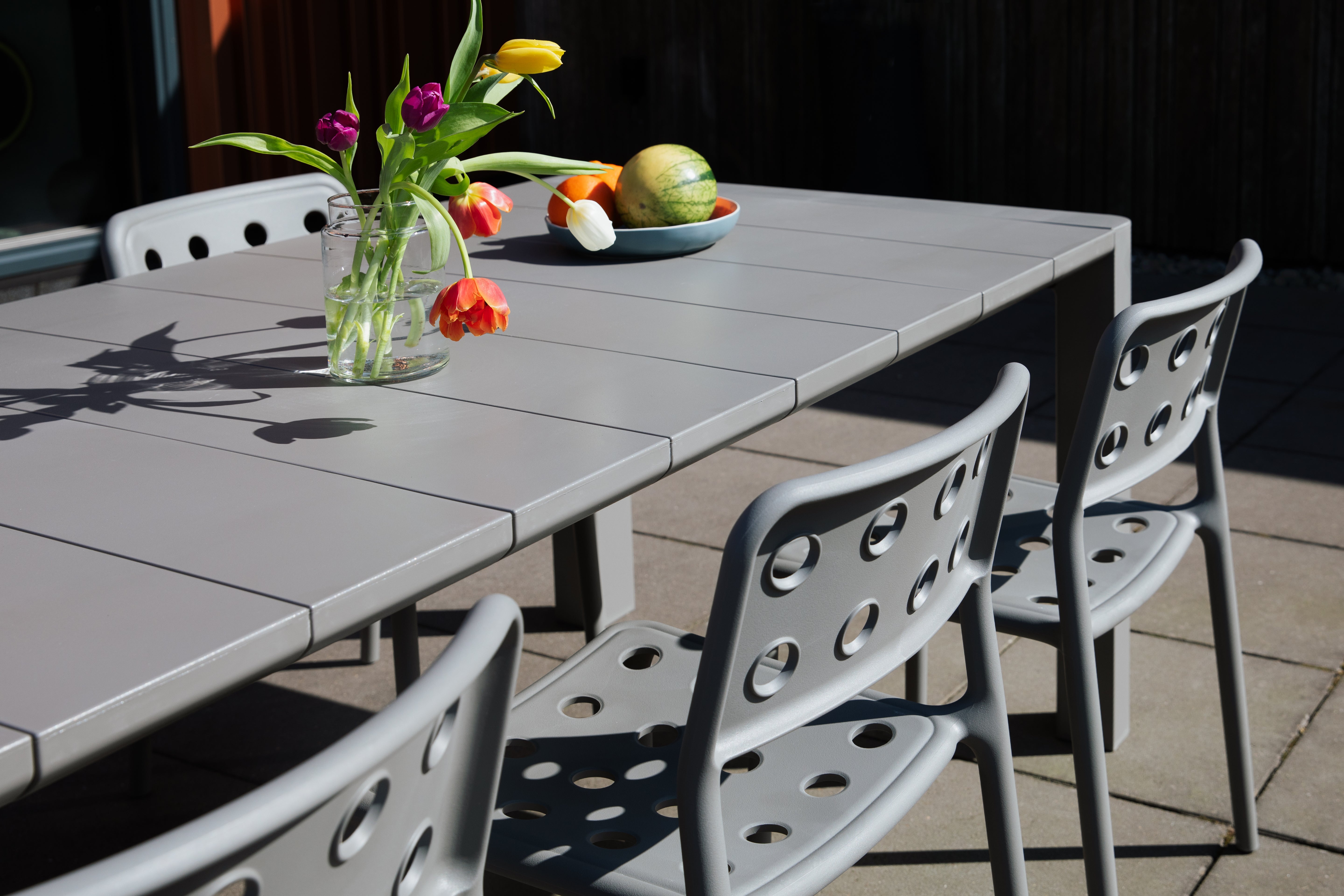 Gartentisch ALBAN grau