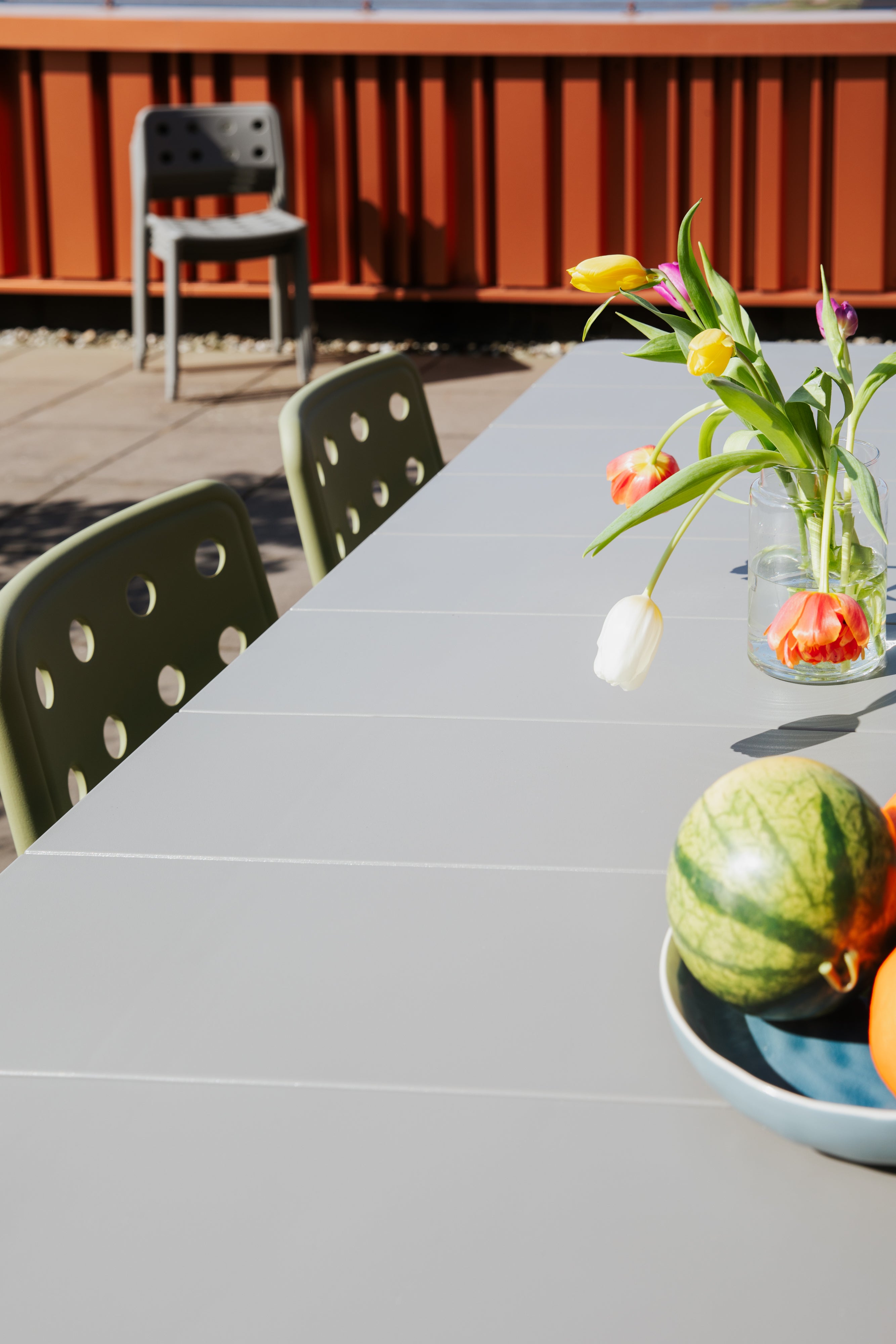 Gartentisch ALBAN grau