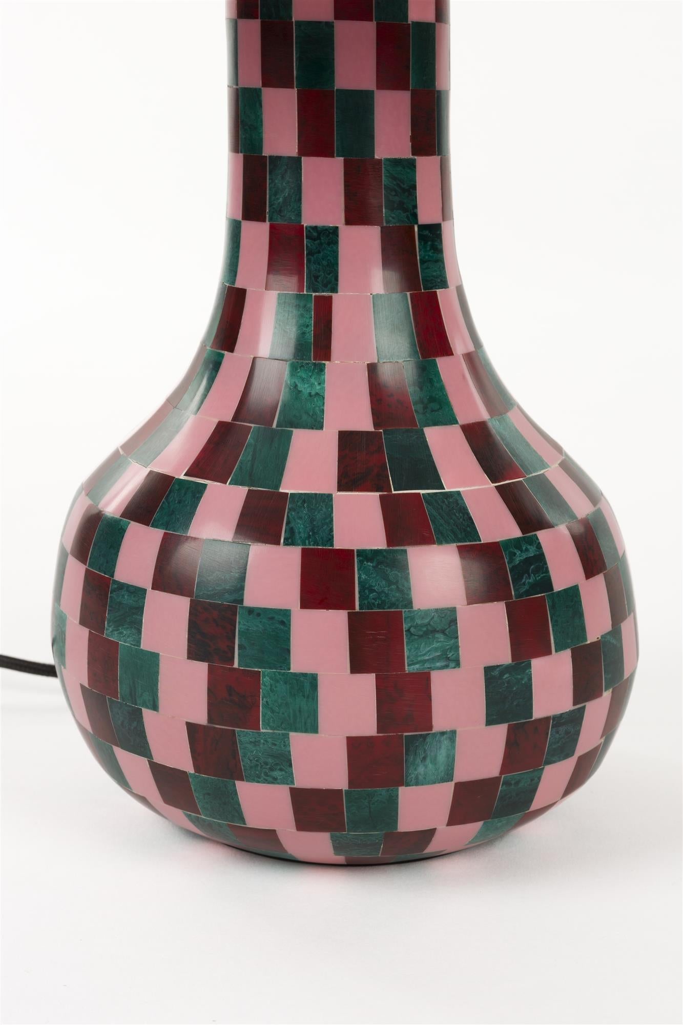KEINE ANGST VOR FARBE rosa Tischlampe