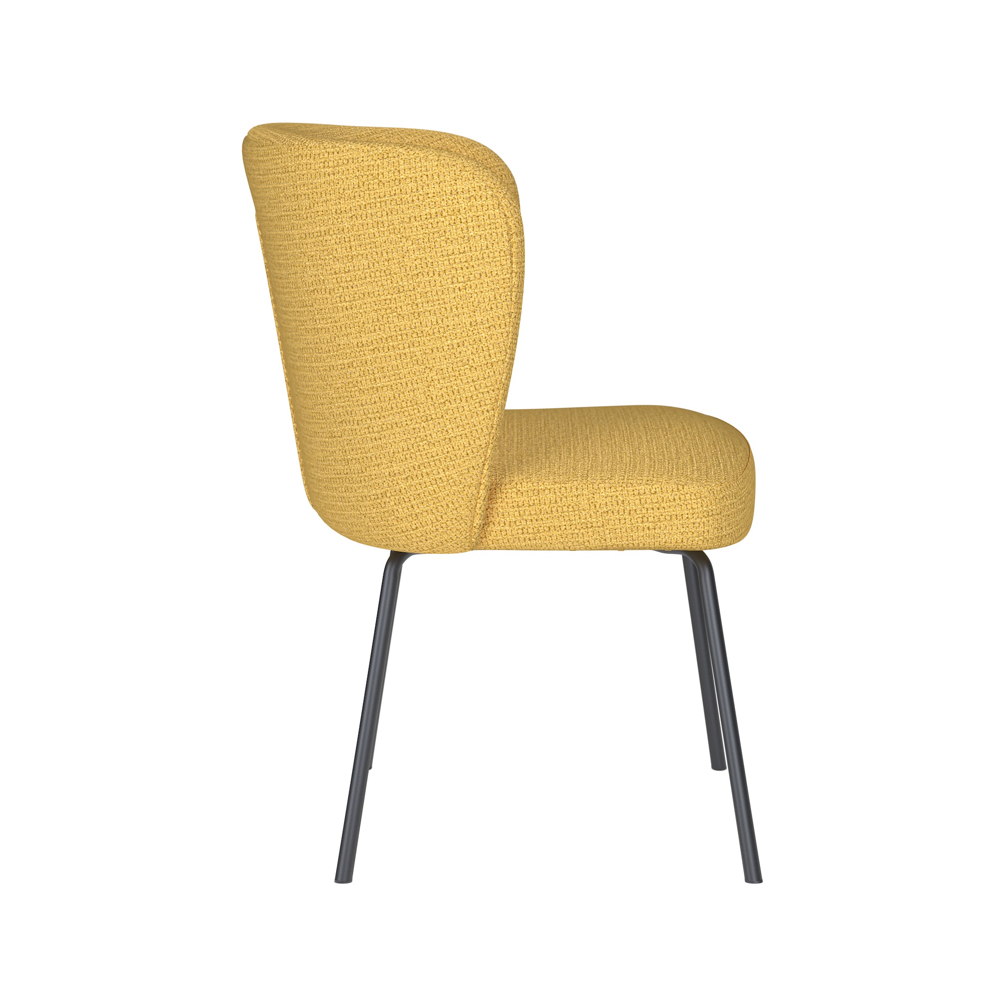 STAN Chair Yellow with Black Base