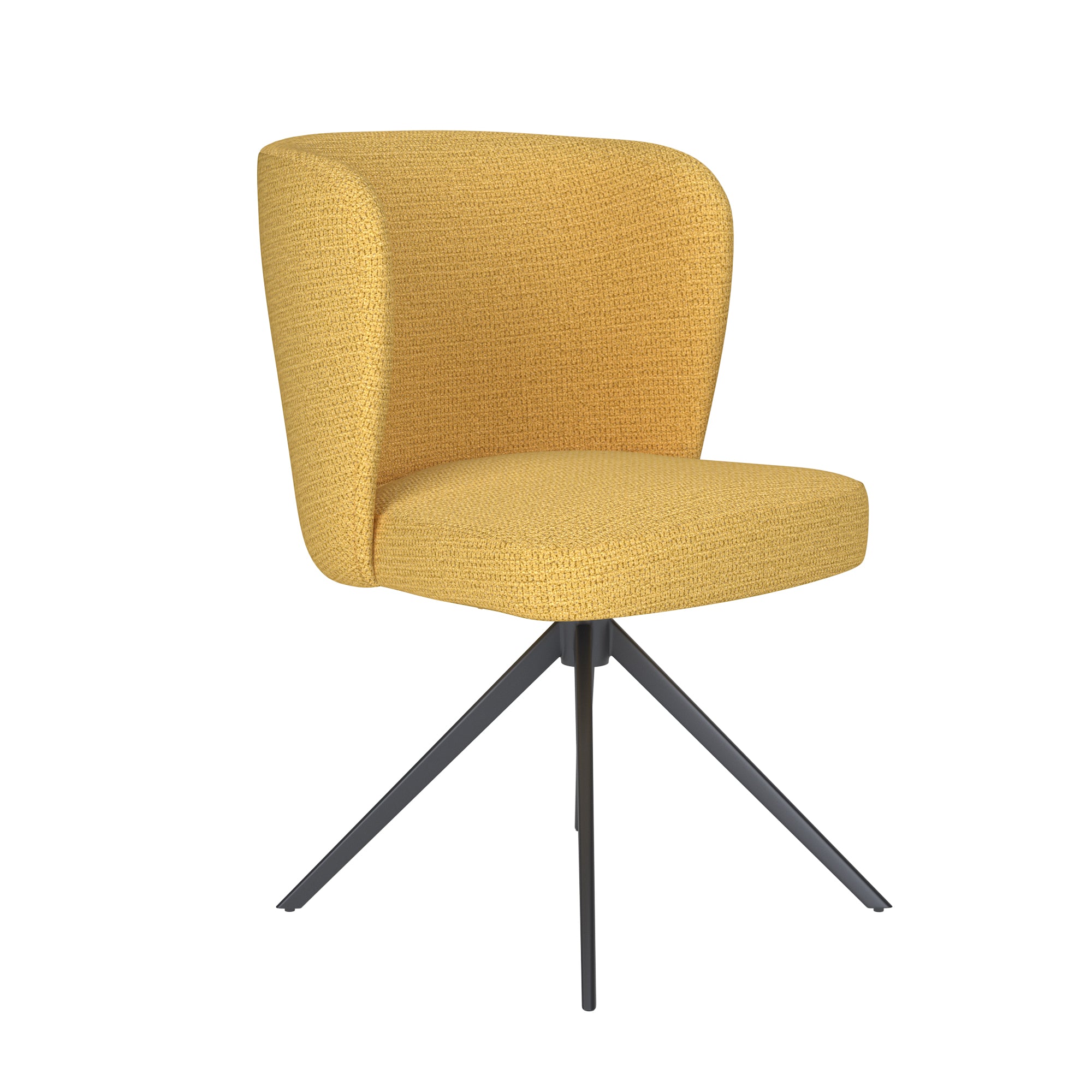 STAN Chair Yellow with Black Base