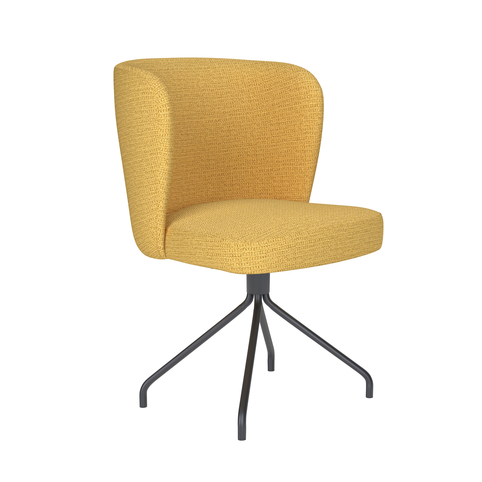 STAN Chair Yellow with Black Base