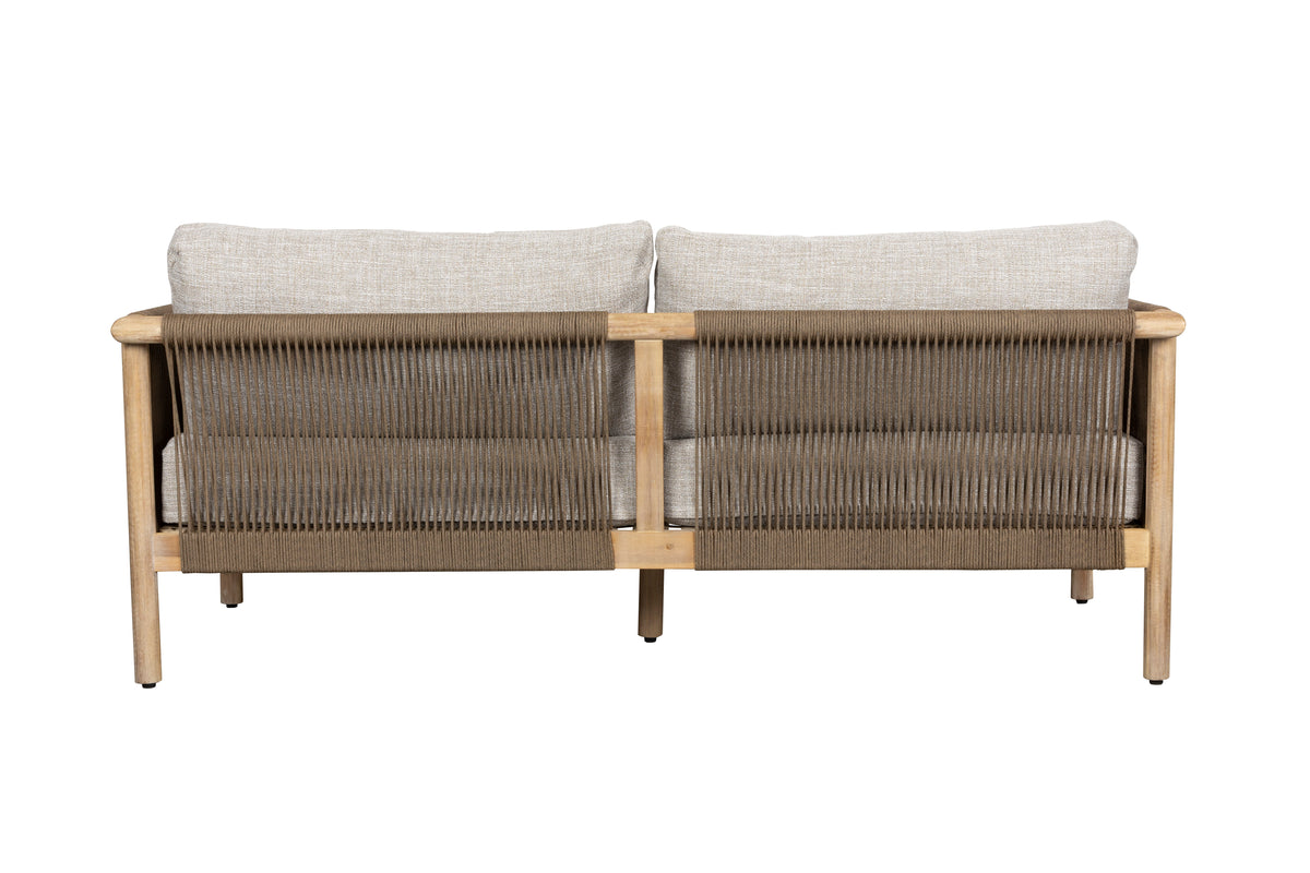 OASIS Gray Garden Furniture Set with Acacia Wood