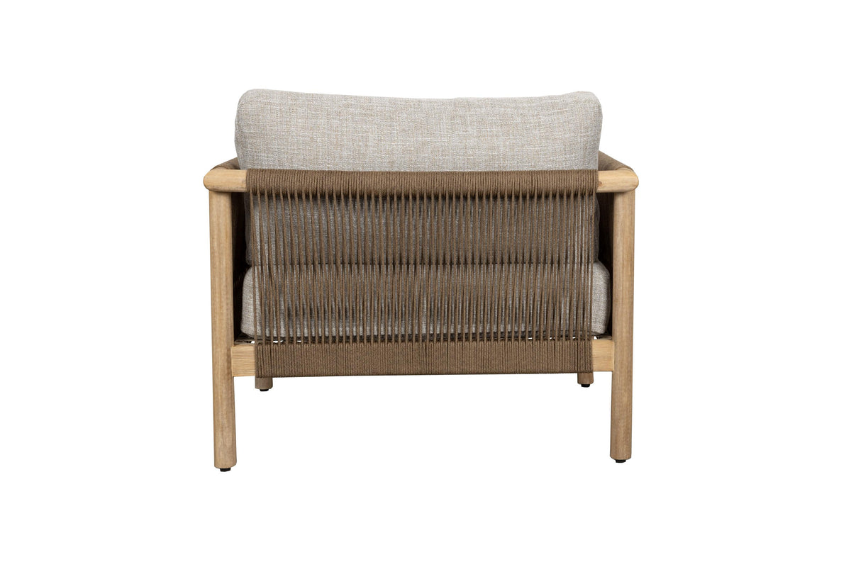 OASIS Gray Garden Furniture Set with Acacia Wood