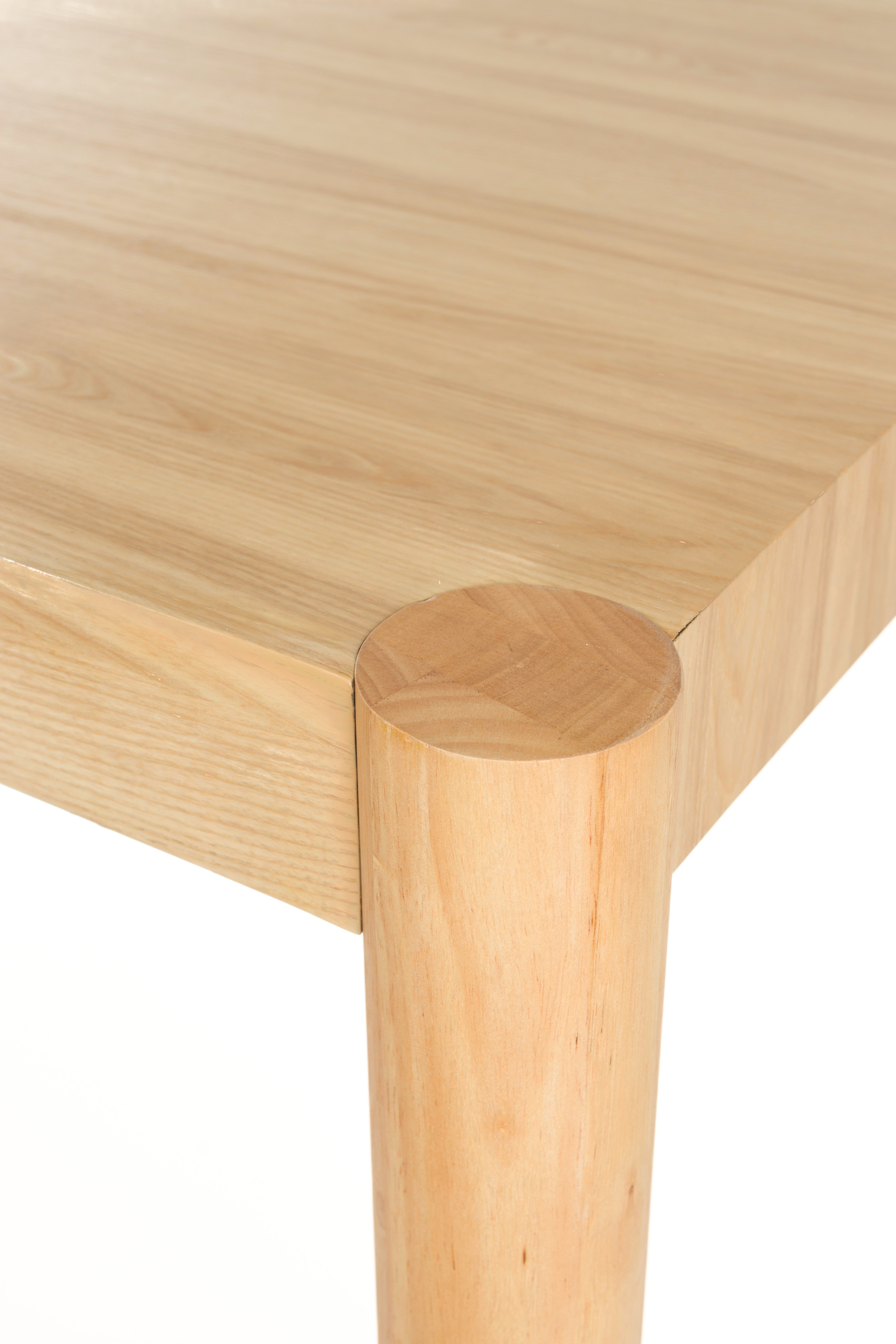 STICKS table made of ash wood