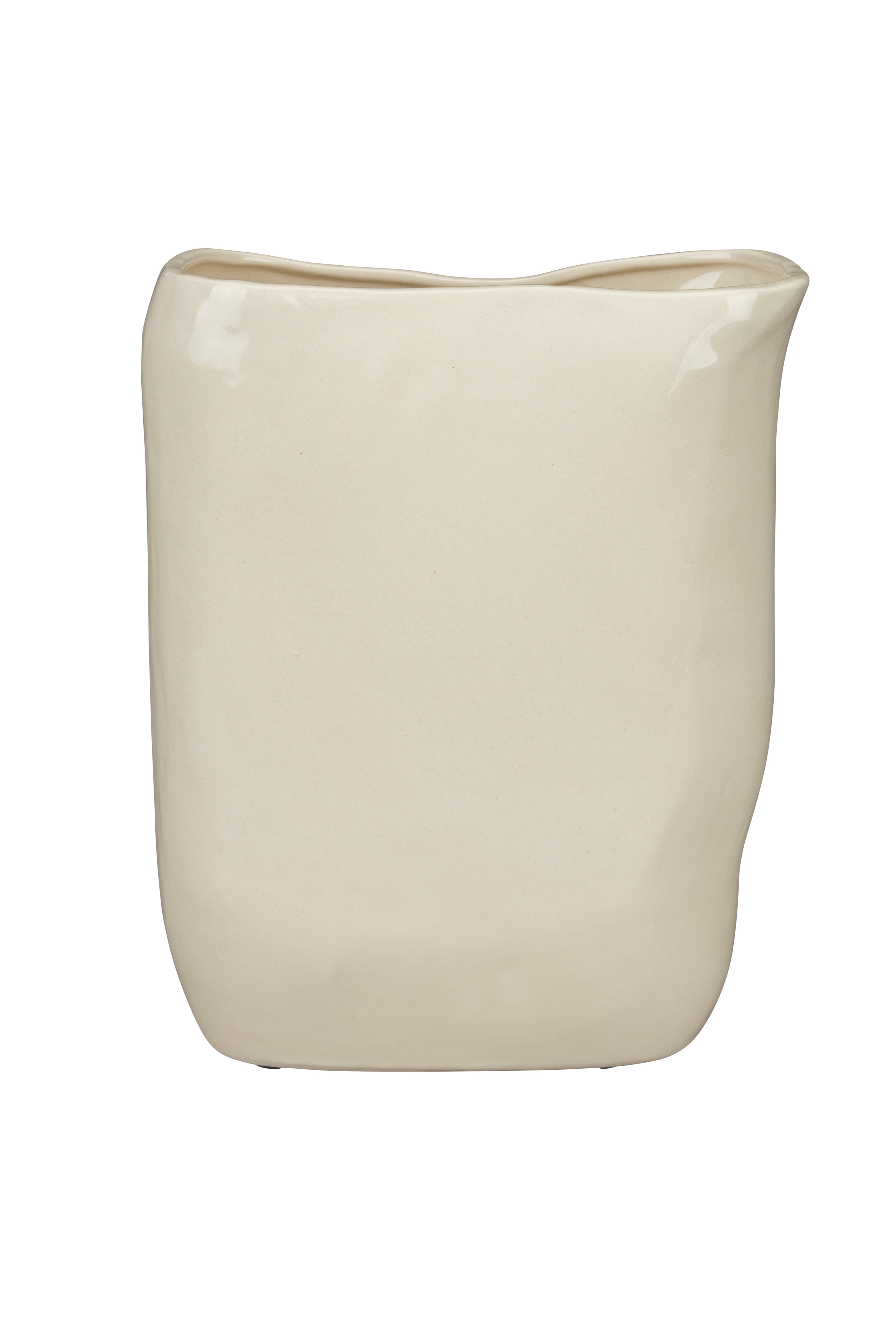 Vase EDNA beige