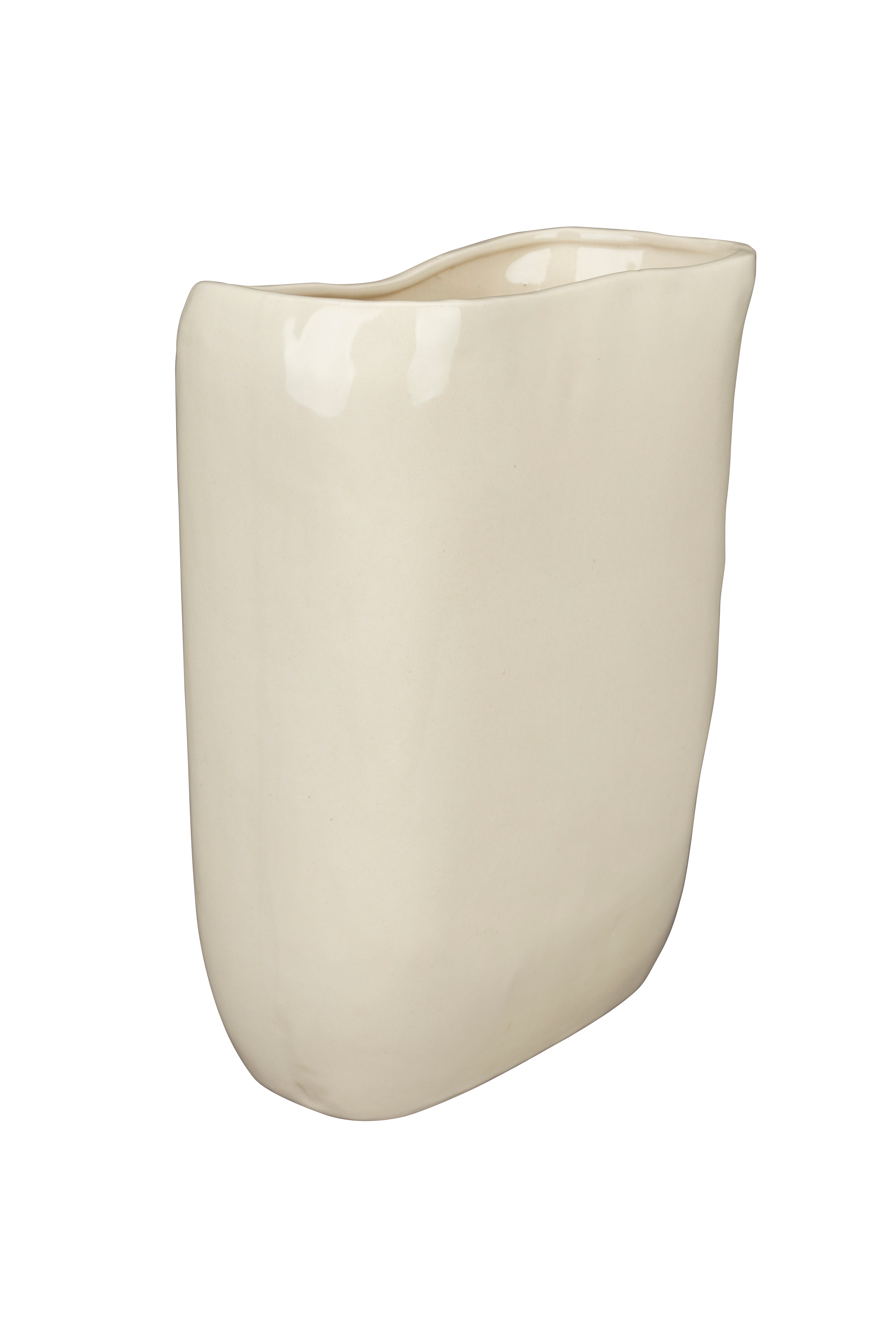 Vase EDNA beige