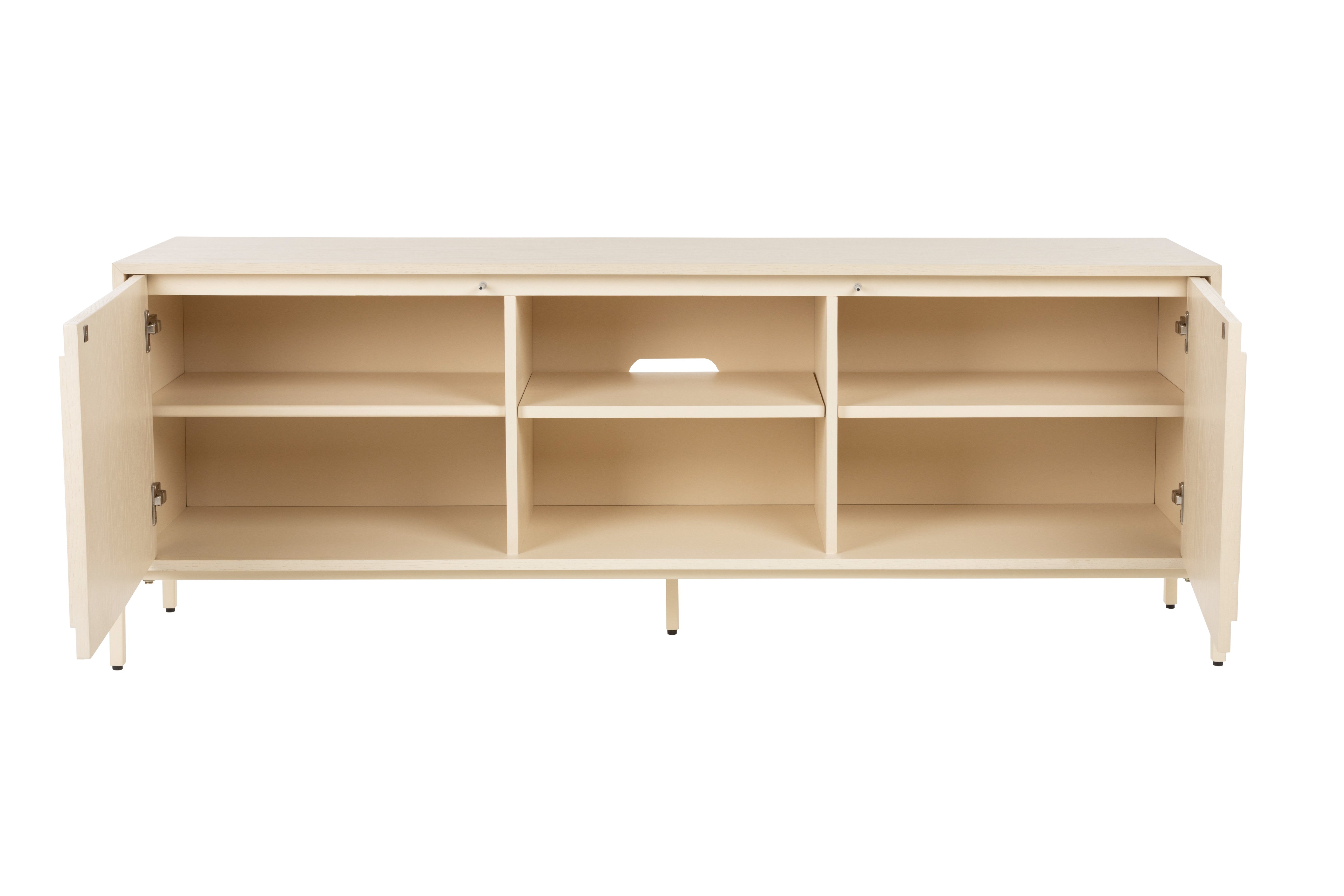 RTV-Sideboard FACES hellbeige Holz