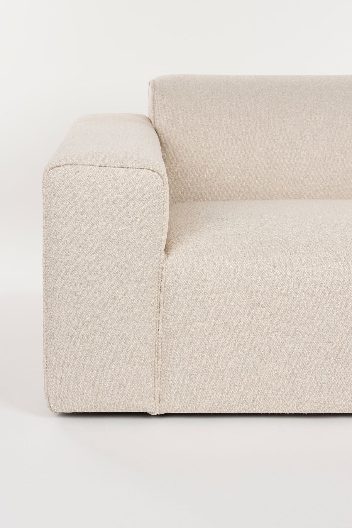 Sofa 3-osobowa MILKA piaskowy prawostronny – ujęcie 3