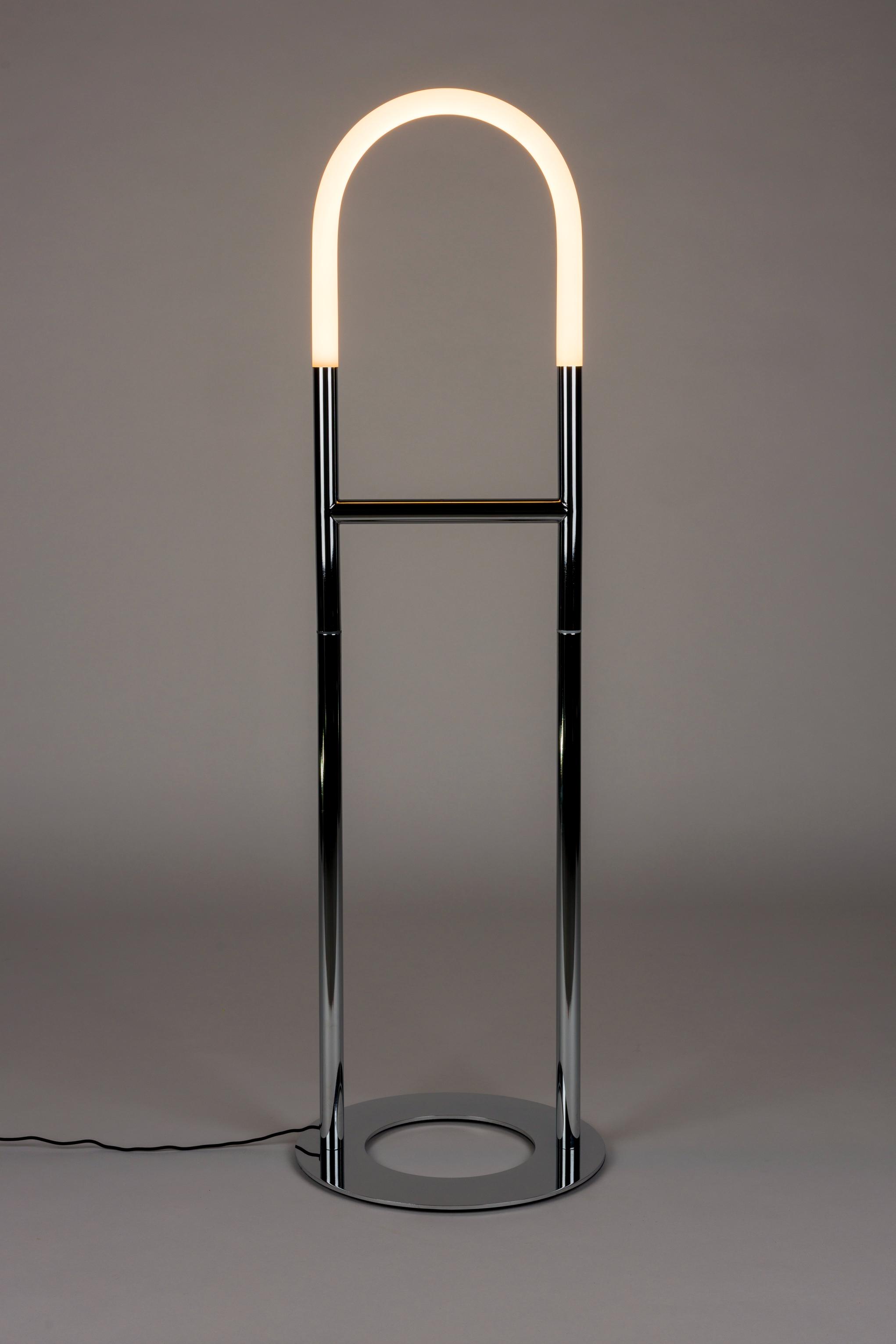 Stehlampe ARCH silber