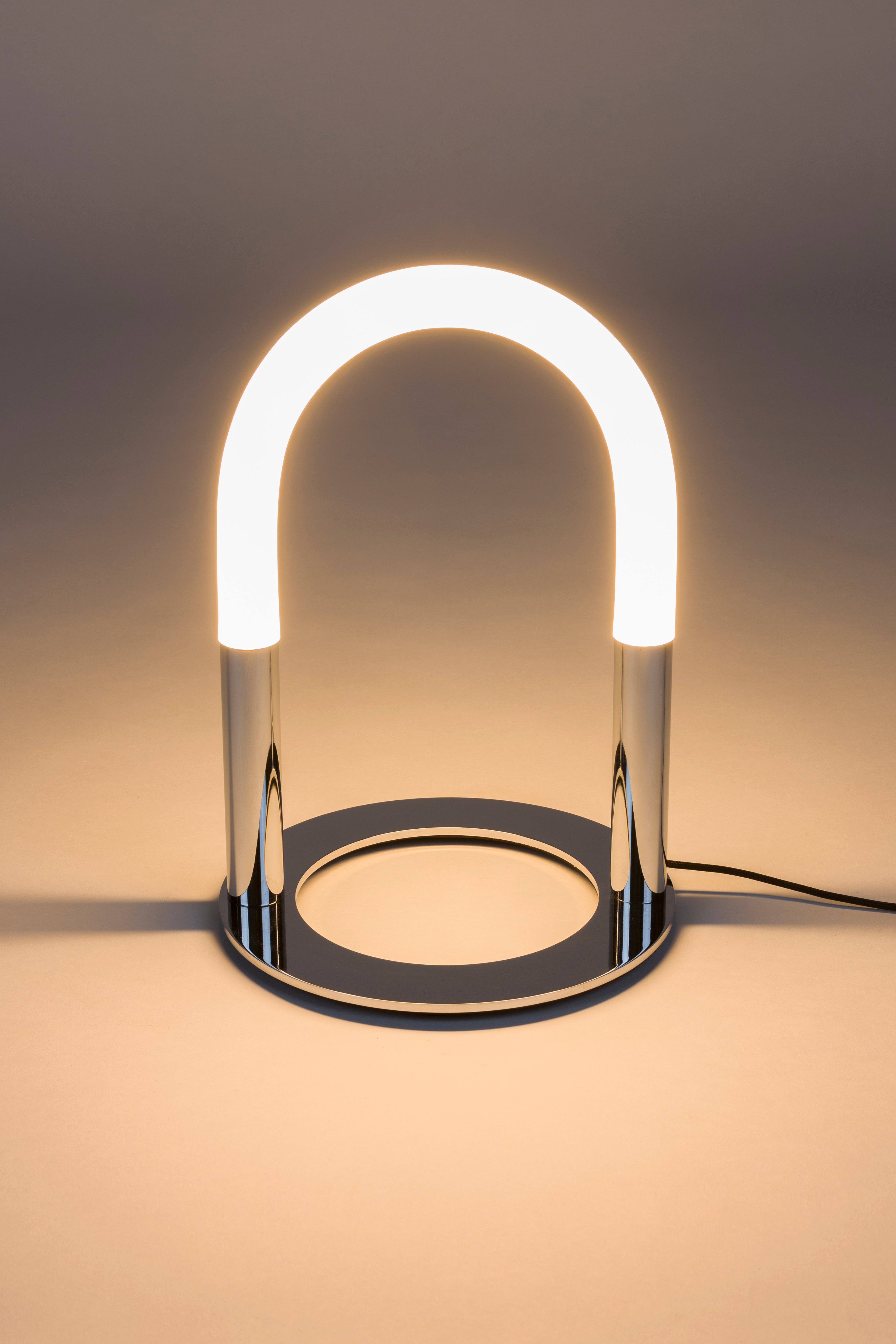 Table lamp ARCH silver