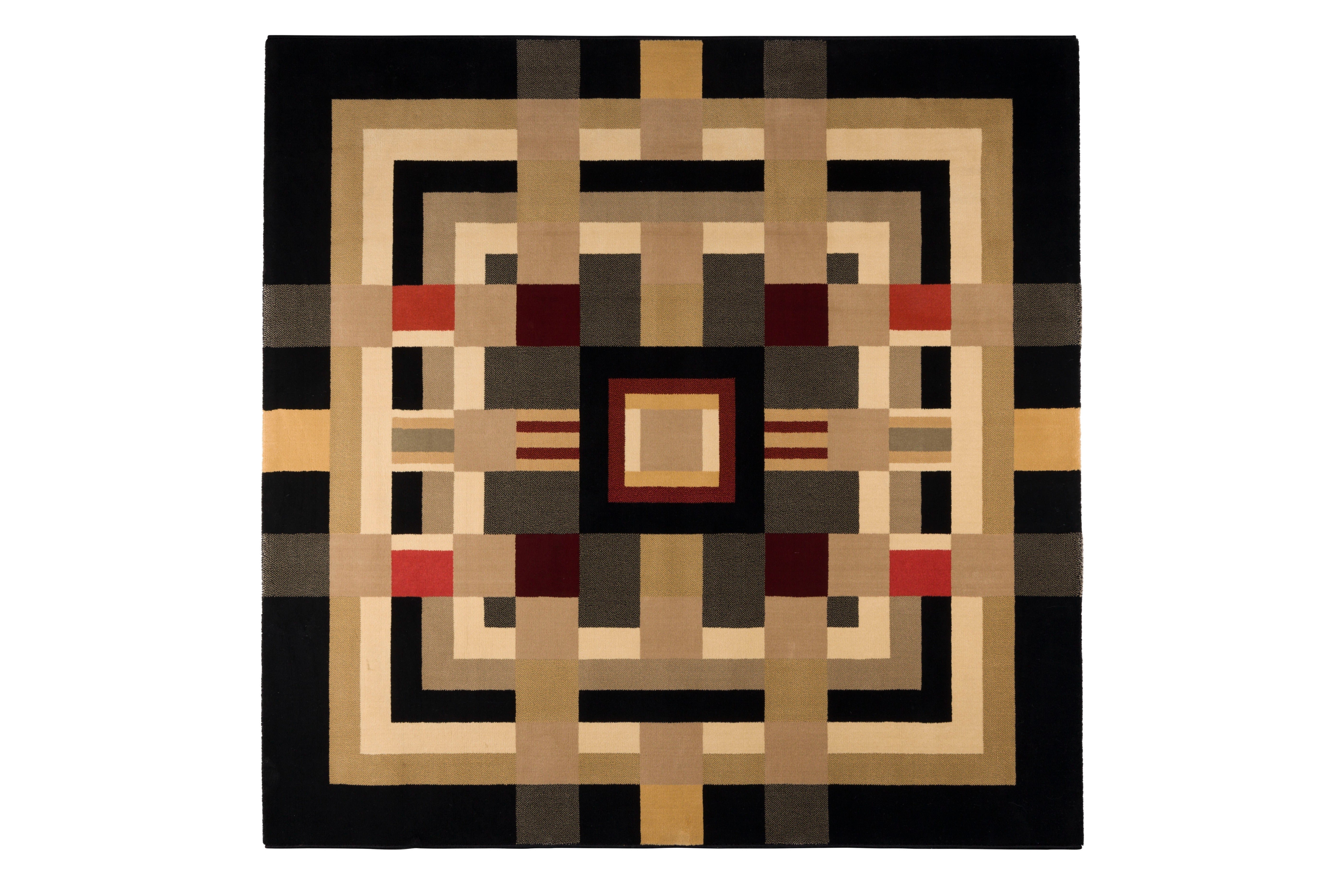 Teppich URBAN MAZE dunkelbeige