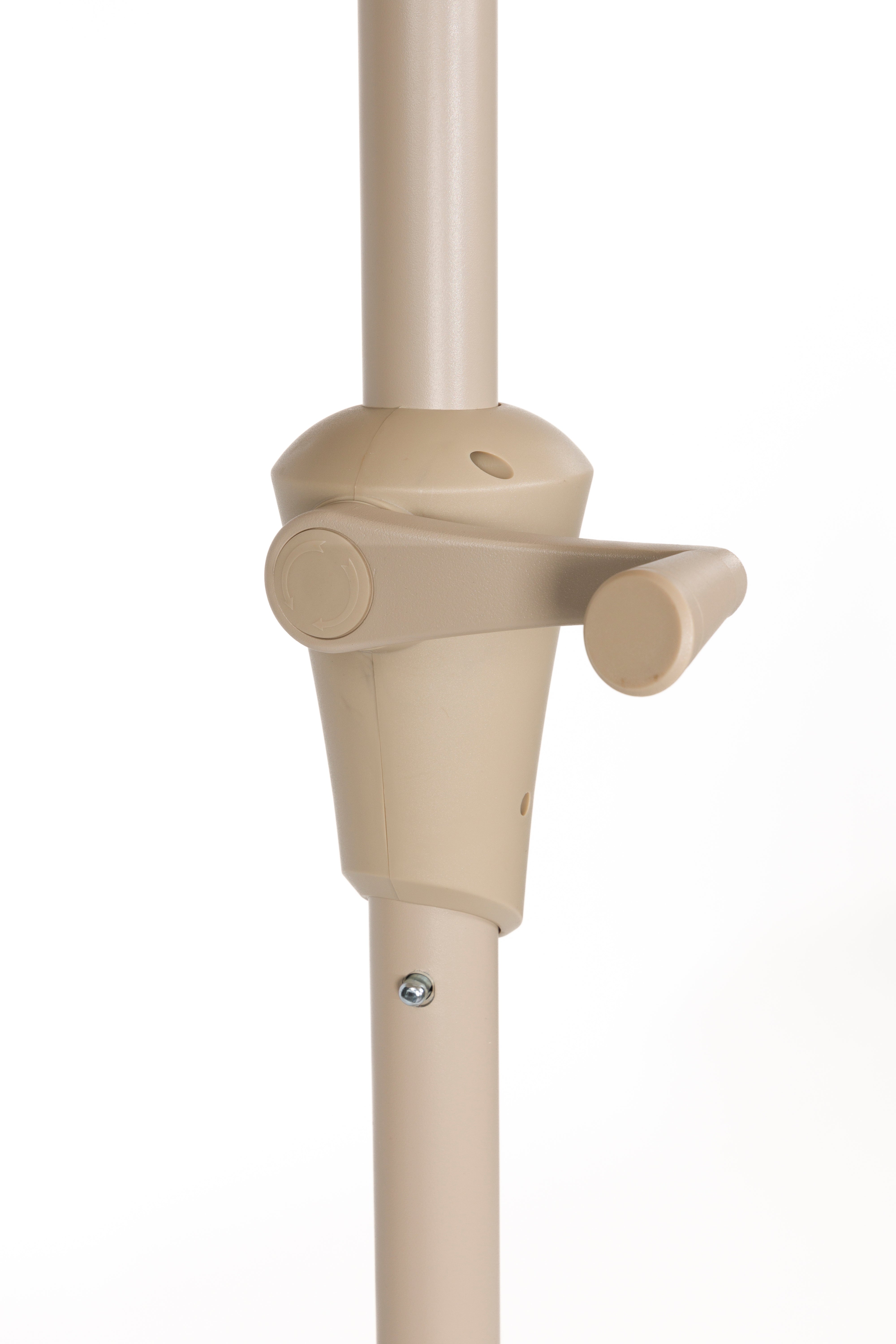 SUNSHINE parasol with base beige