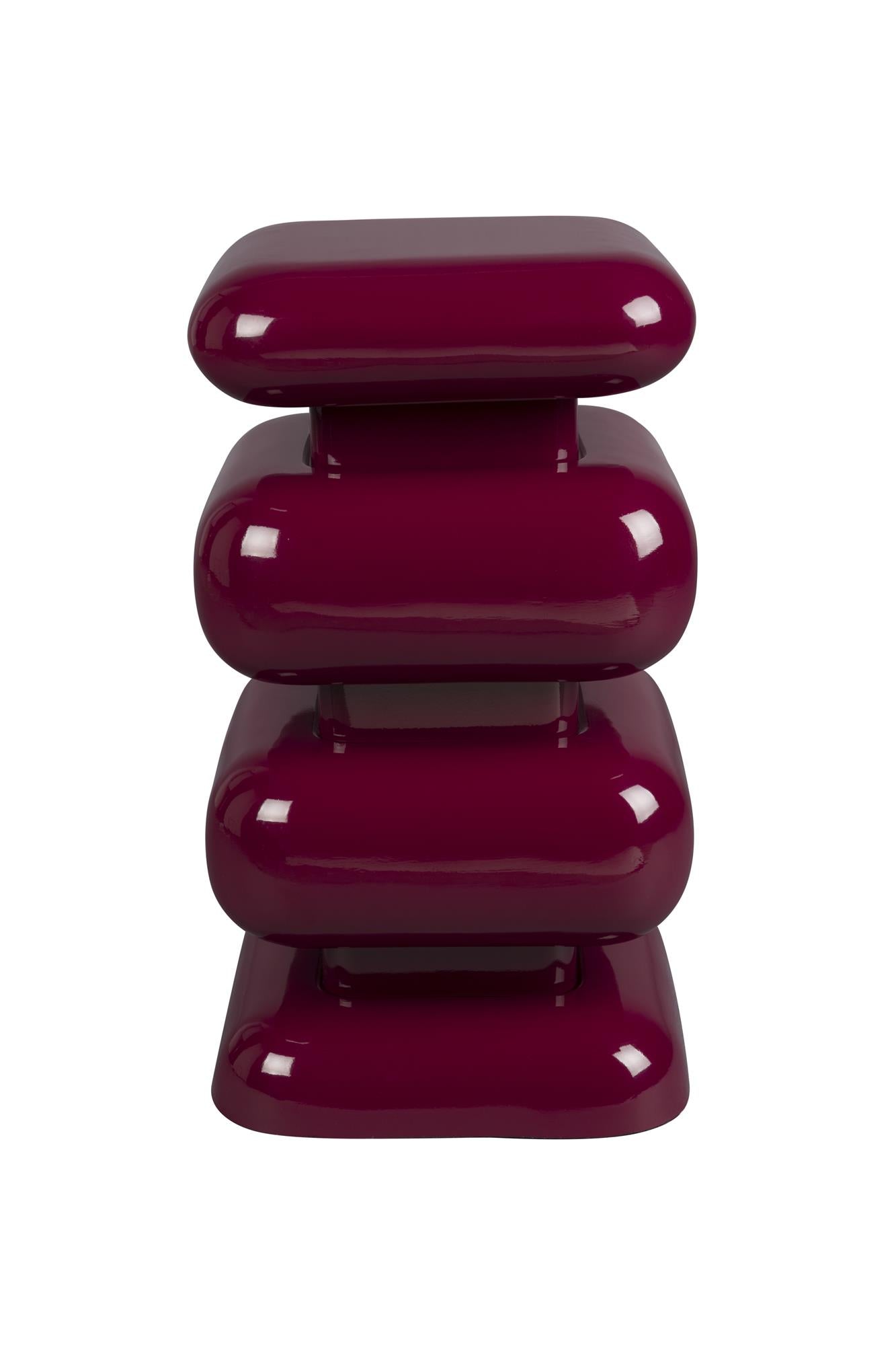 Beistelltisch STUBBY bordeaux
