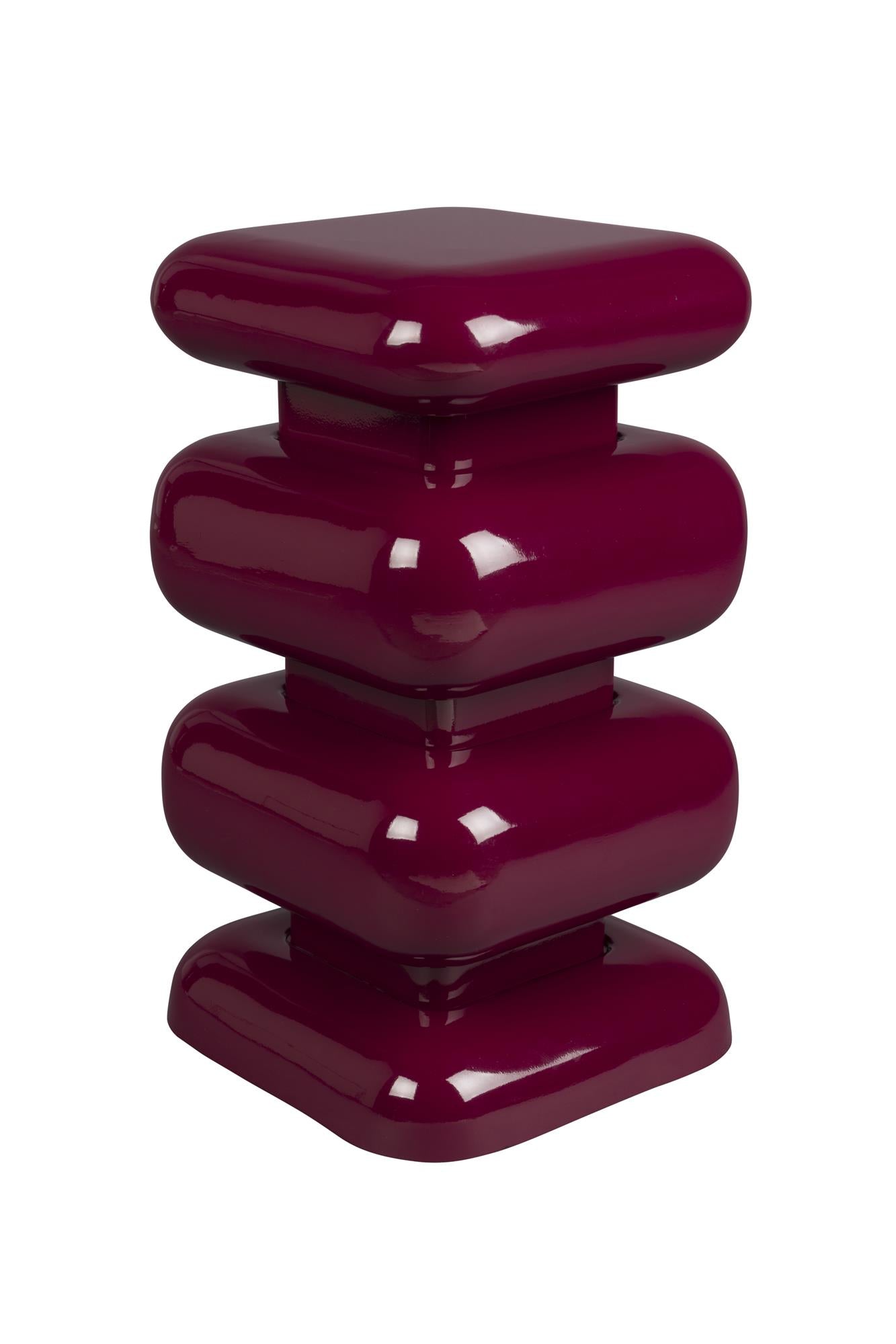 Beistelltisch STUBBY bordeaux