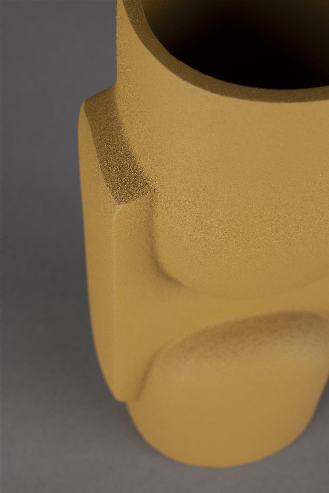 Vase SANTOS senfgelb