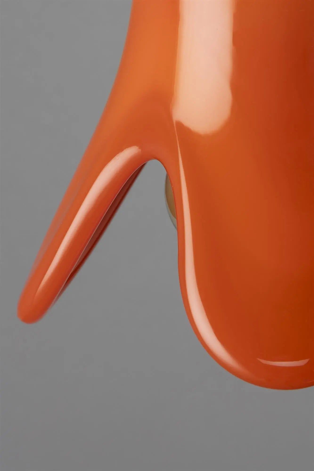Lampa wisząca GABLE pomarańczowy – szkło, Dutchbone