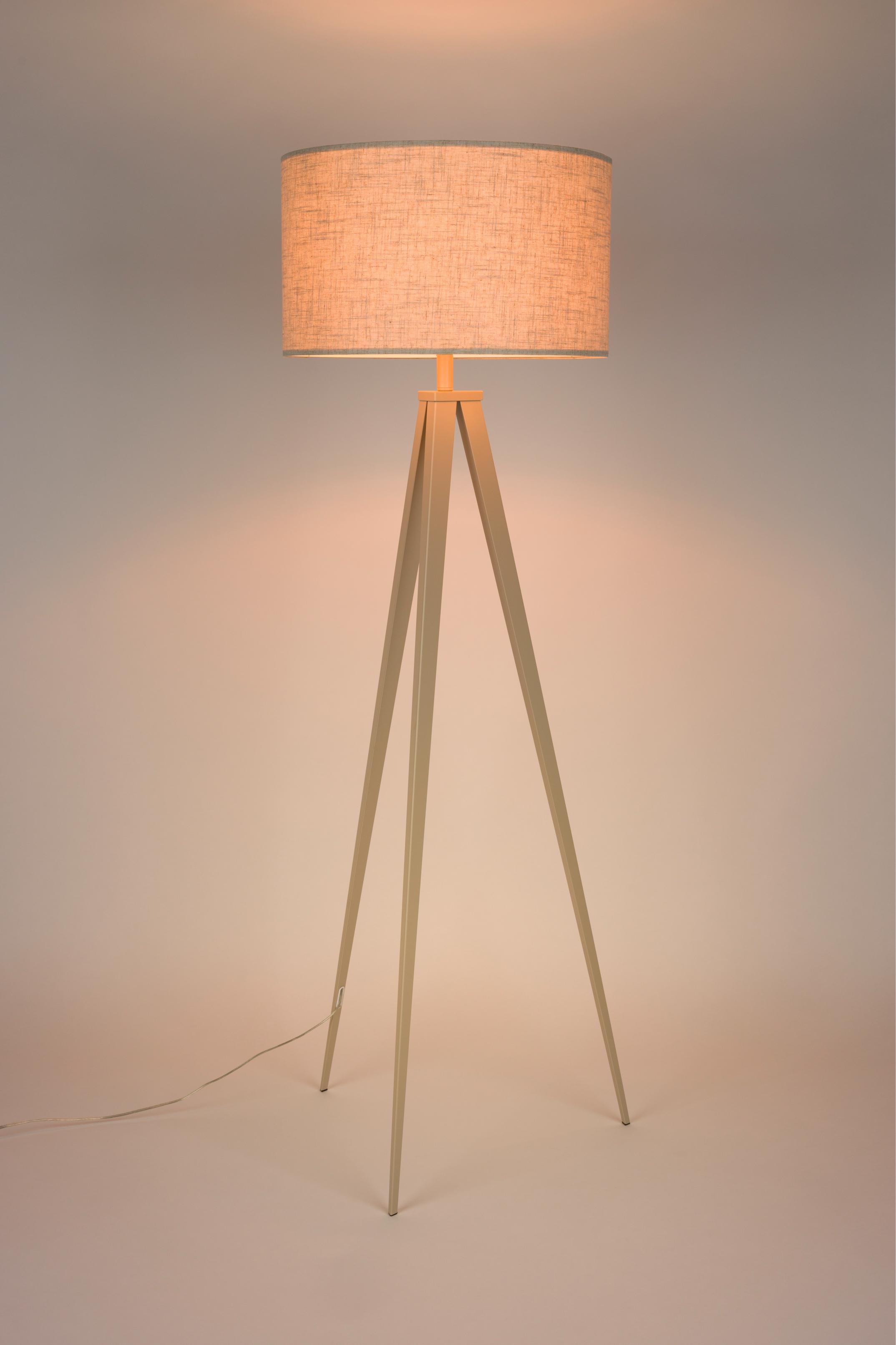 TRIPOD floor lamp beige tripod