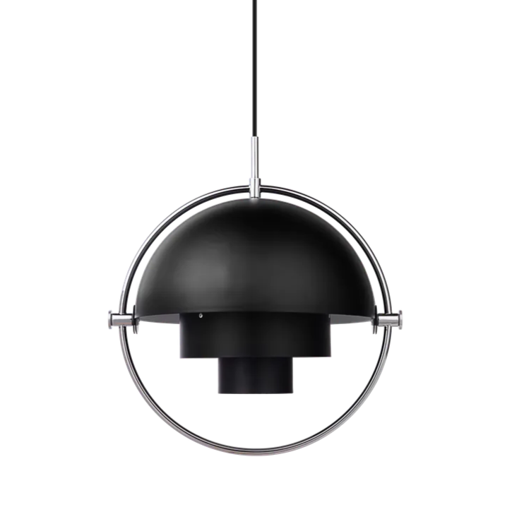 MULTI-LITE Pendelleuchte mattschwarz