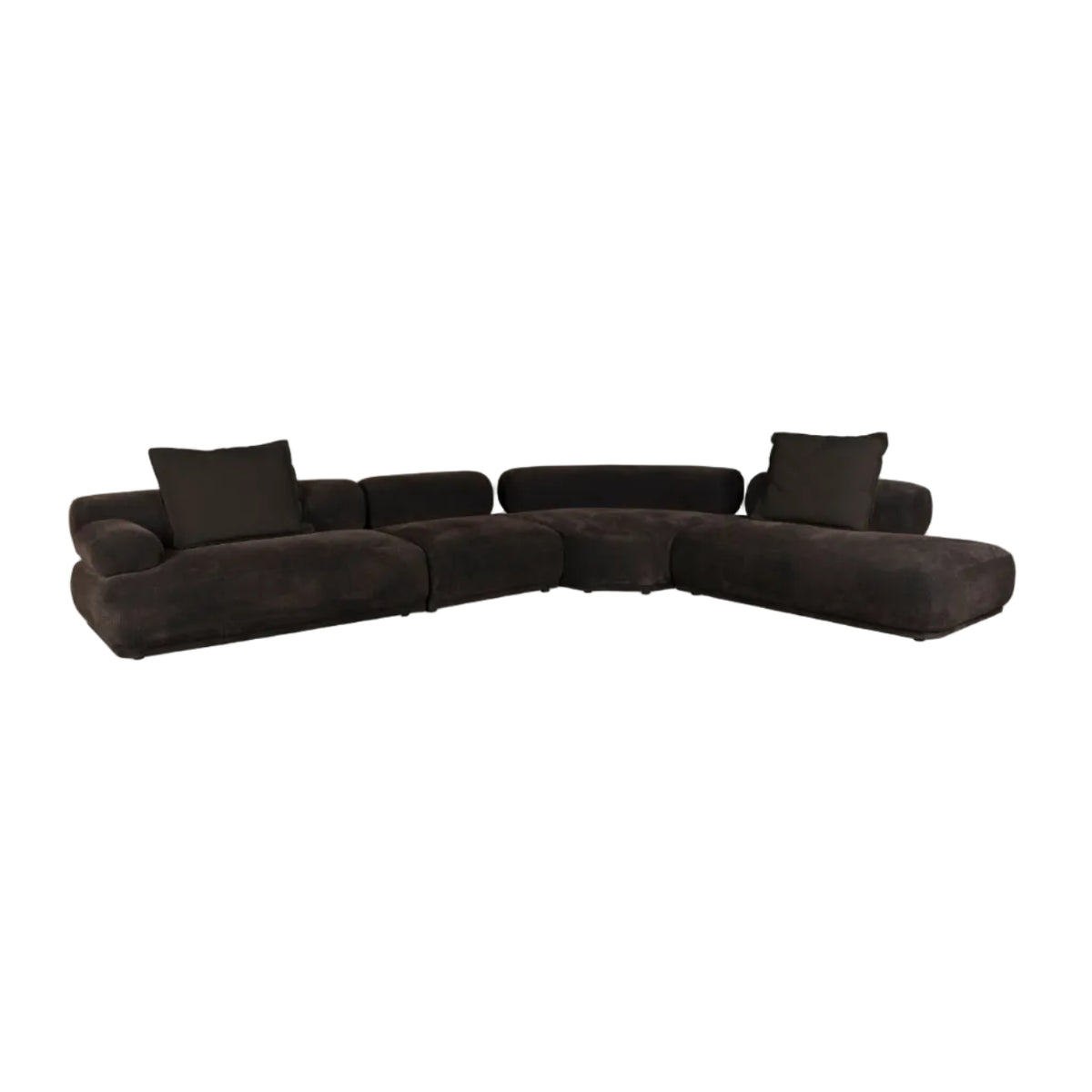 Sofa 7,5-osobowa REMBRANDT ciemnobrązowy lewostronny – Zuiver