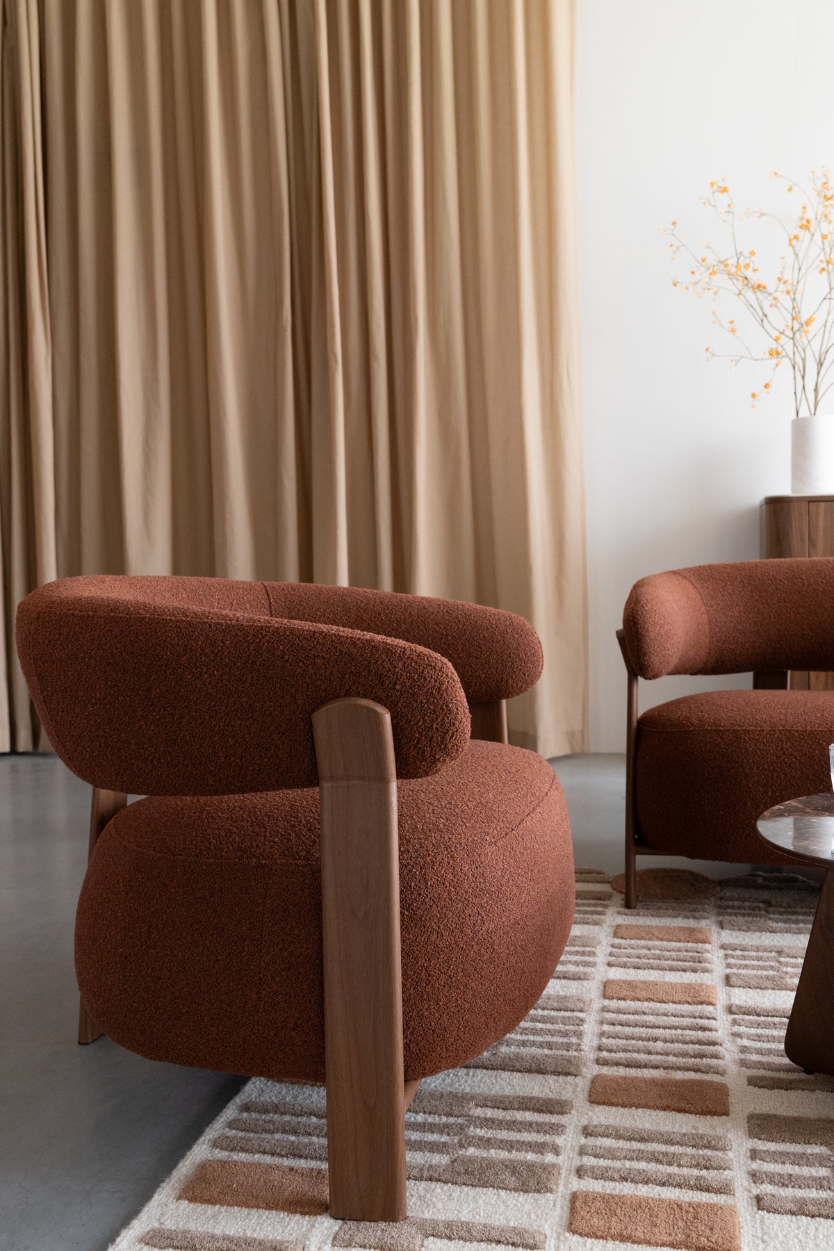 Robyn Armchair in Brown