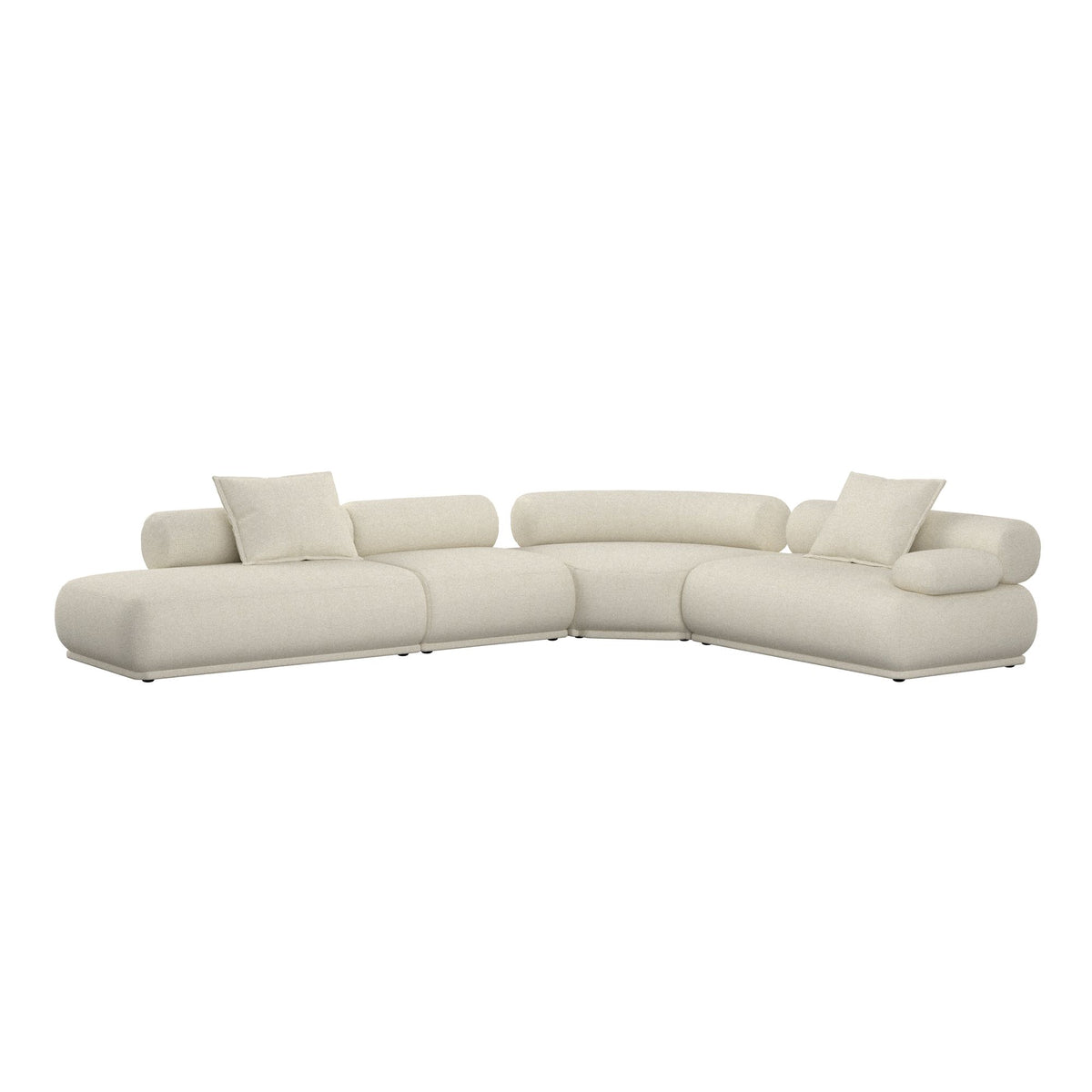 Sofa 7,5-osobowa REMBRANDT beżowy prawostronny – ujęcie 2