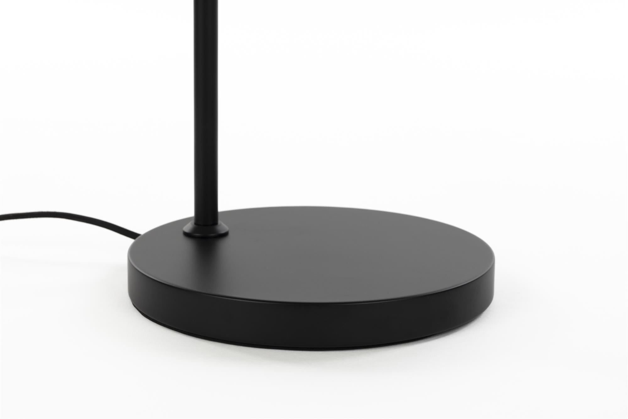 BUMBLE beige floor lamp with black finish