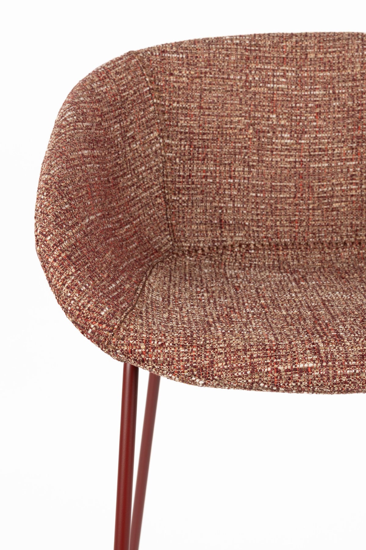 Hoker BARSTOOL FESTON czerwony – ujęcie 10