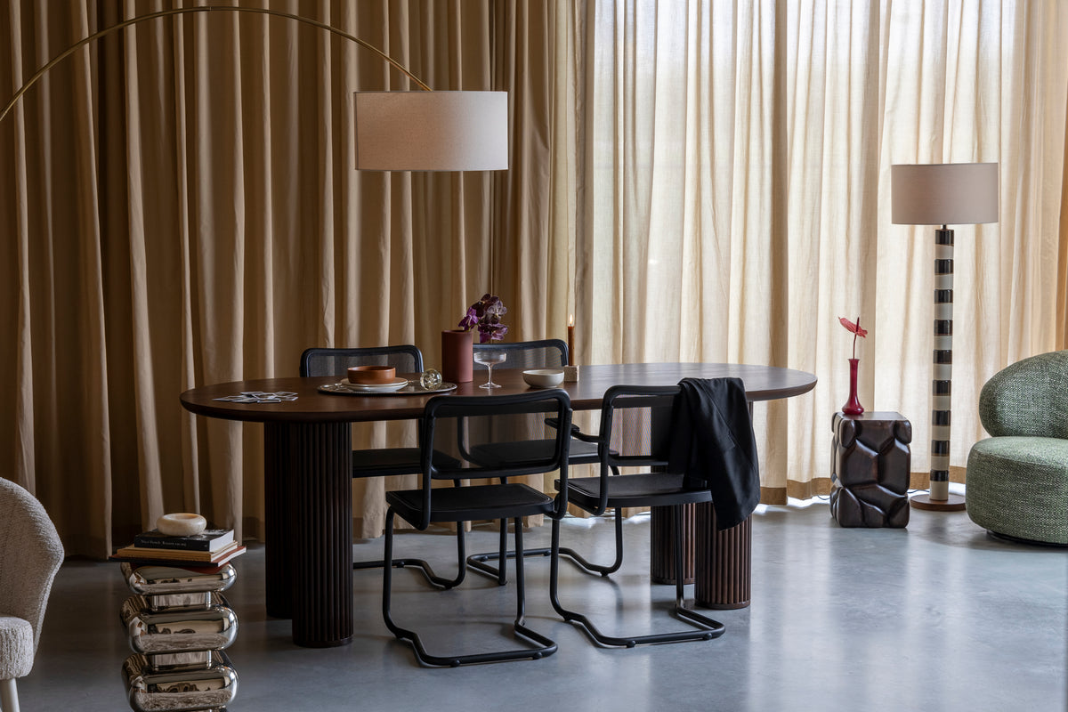 CARREE Armchair with Armrests Black