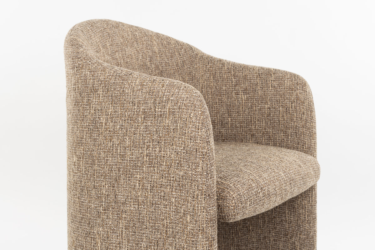 CONTOUR Chair light brown mélange
