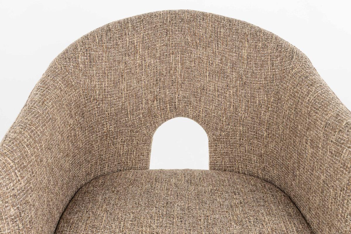CONTOUR Chair light brown mélange