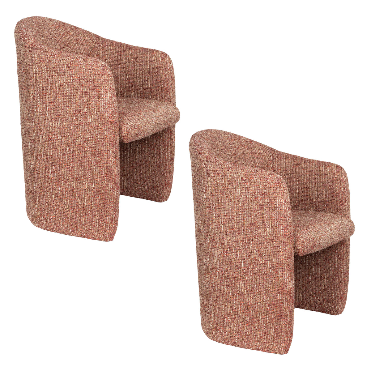 CONTOUR Chair red mélange