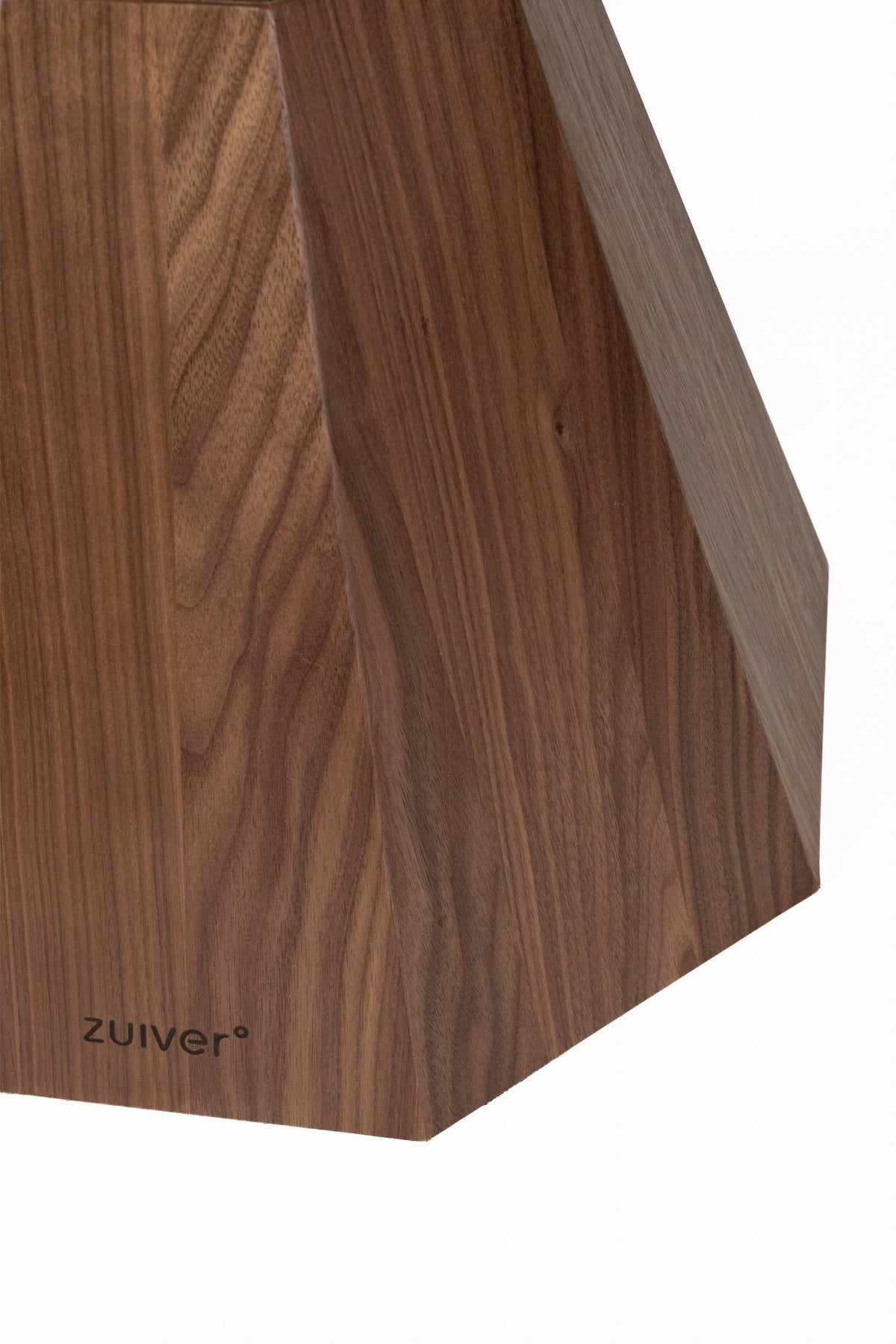 LOTUS Round Walnut Veneer Table