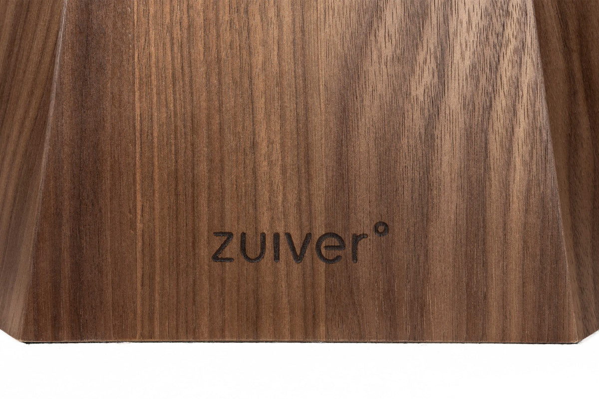 LOTUS Round Walnut Veneer Table