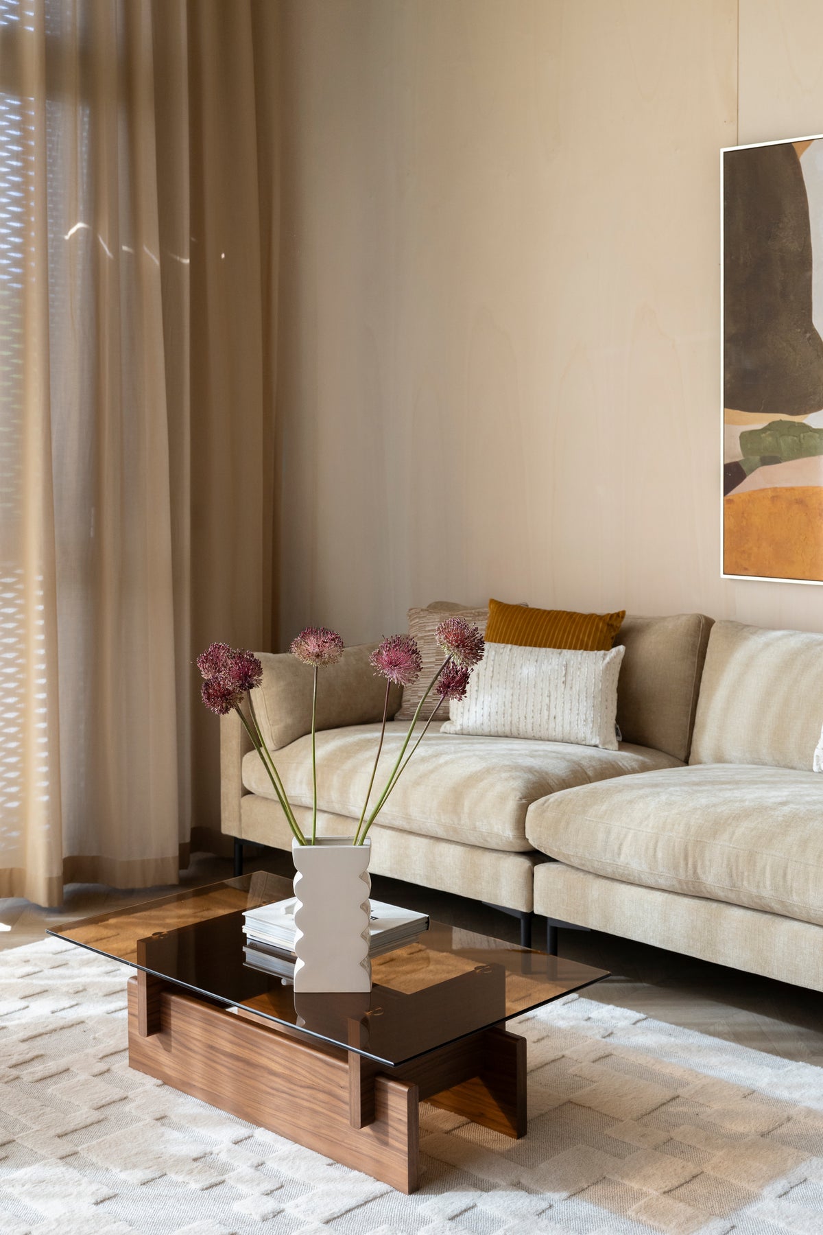 3-Seater Sofa SUMMER Dark Brown